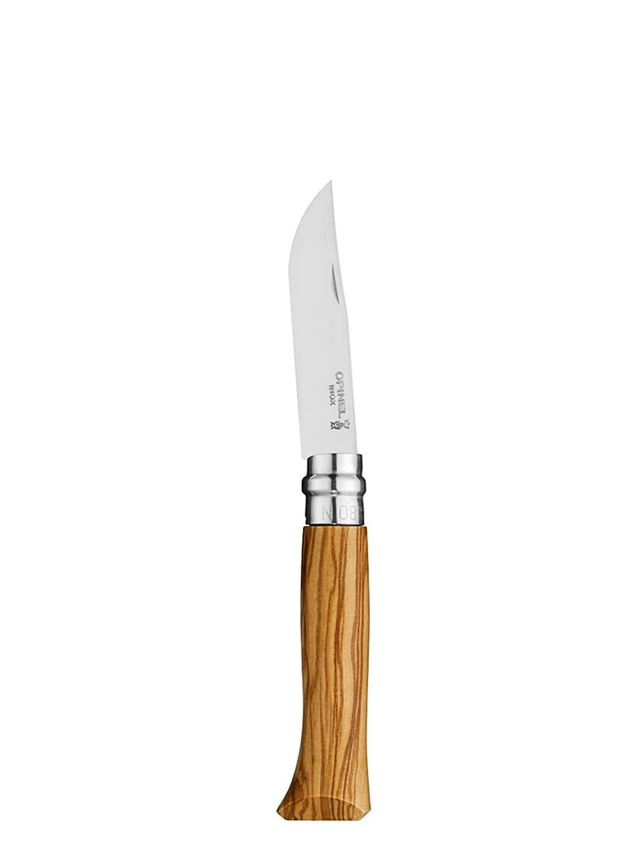 Putni nož Opinel Inox Lux Olive No.08 - olive