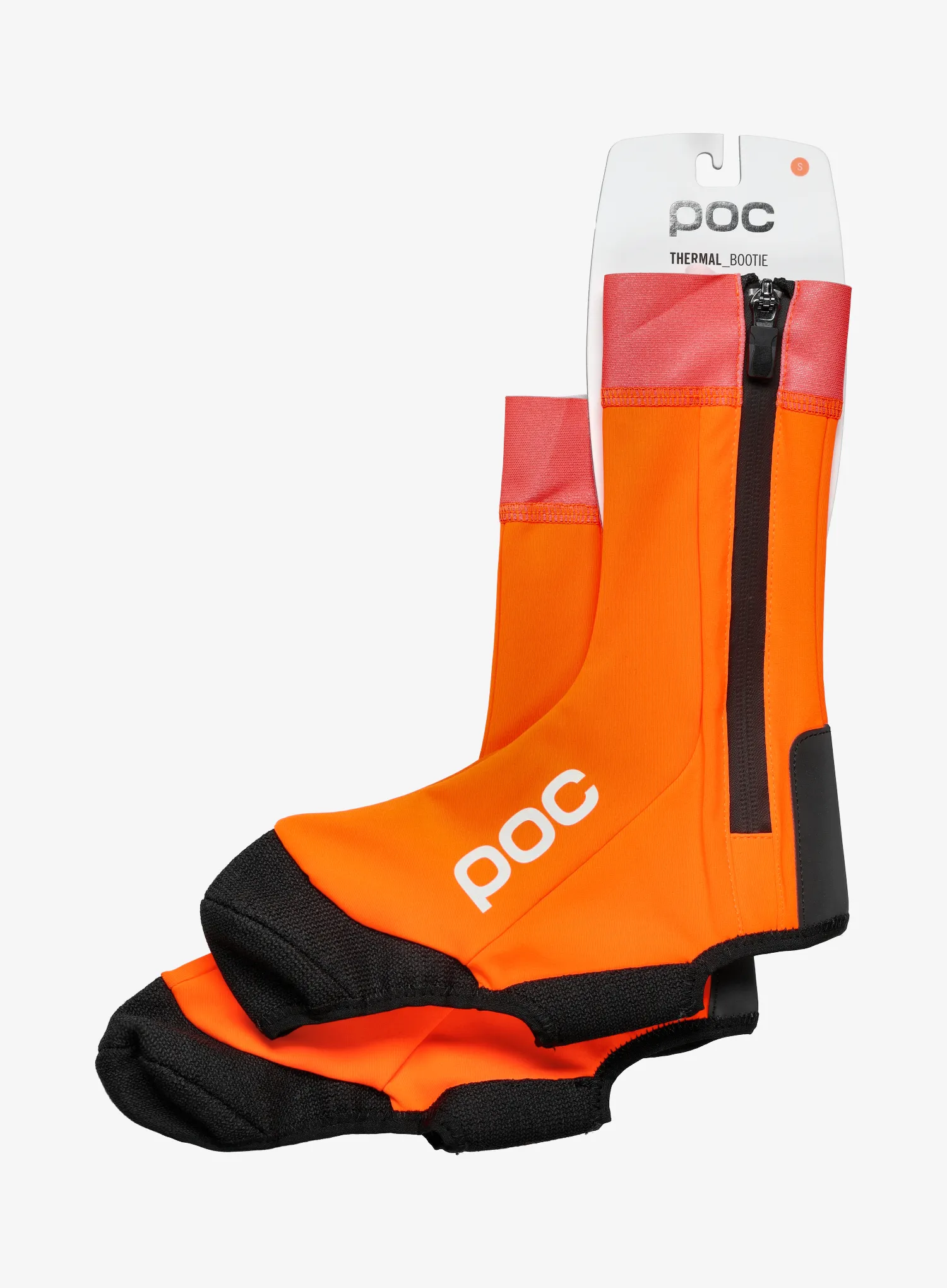 Navlake za biciklističke cipele POC Thermal Bootie - zink orange