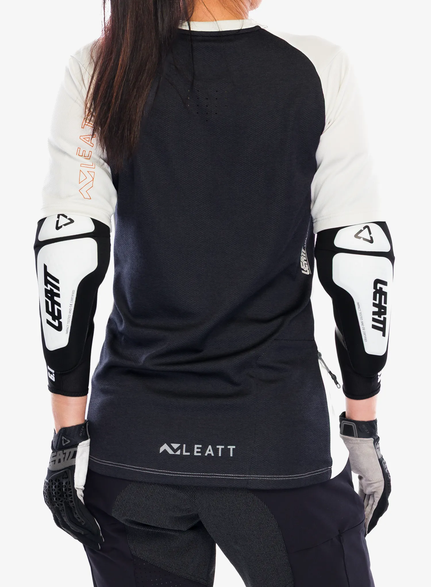 Štitnici za laktove Leatt Elbow Guard 3DF 6.0 - white/black
