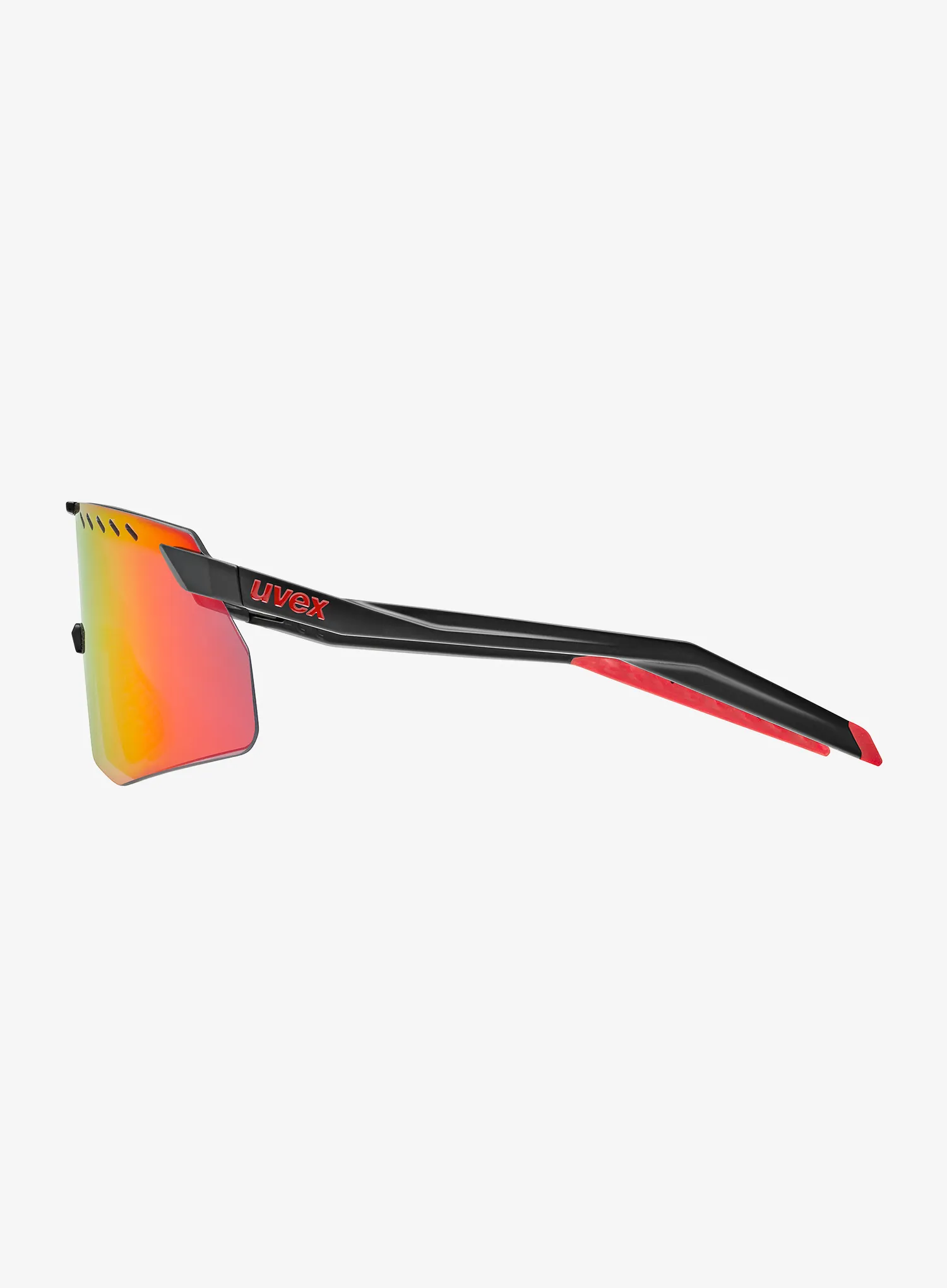 Biciklističke naočale Uvex Pace Stage S - black matt/mir.red
