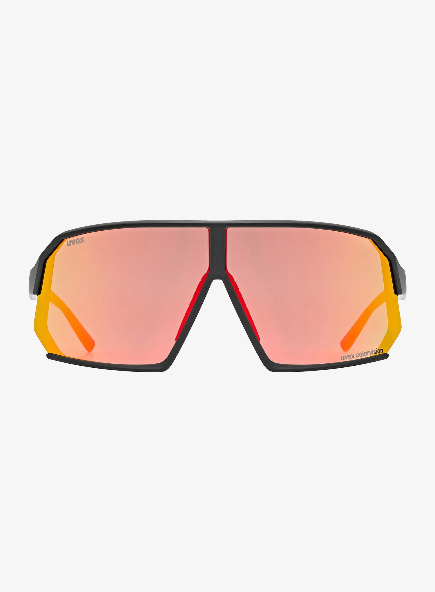 Sunčane naočale Uvex Sportstyle 237 CV - black matt/mirror red