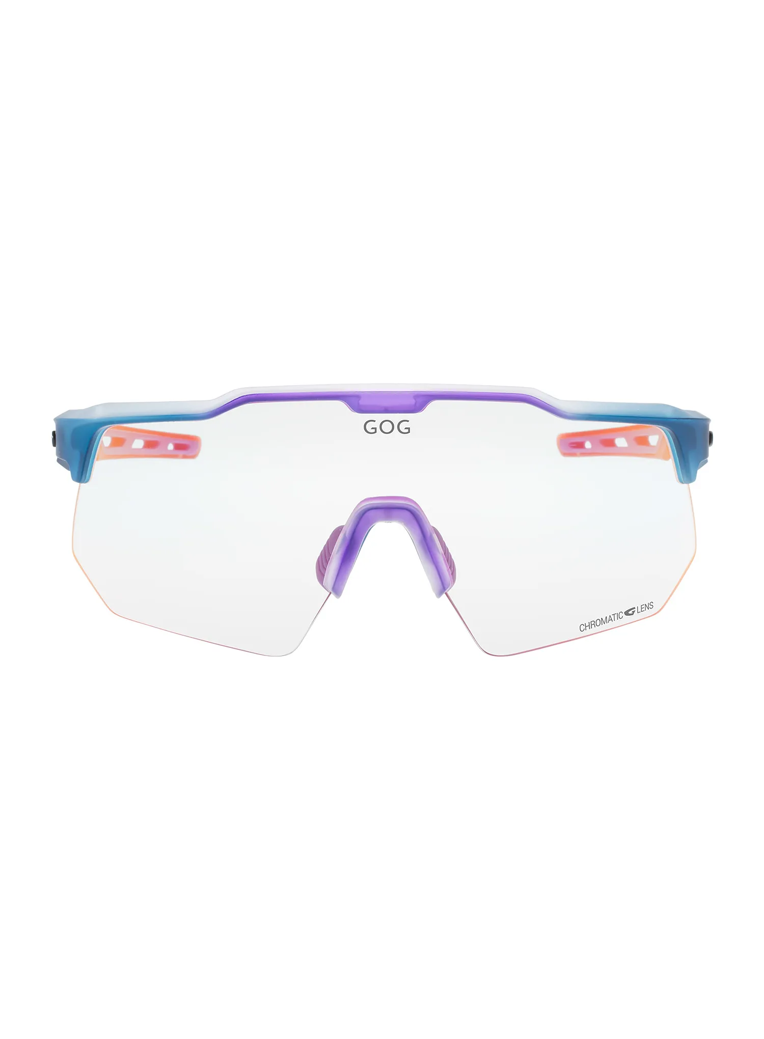 Fotokromatske biciklističke naočale GOG Loki - matt cristal blue/red