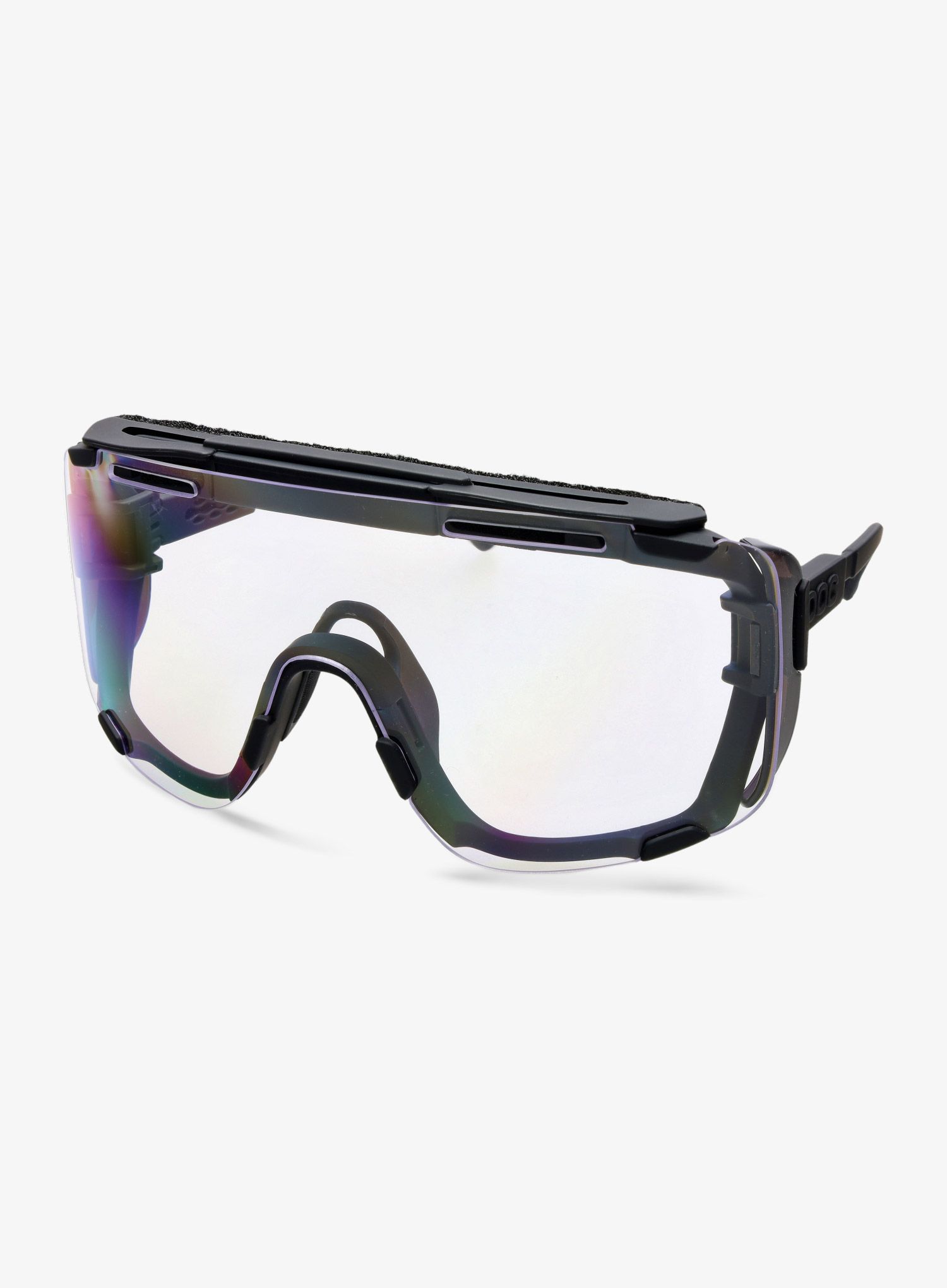 Biciklističke naočale POC Devour Glacial - black/clarity universal/grey