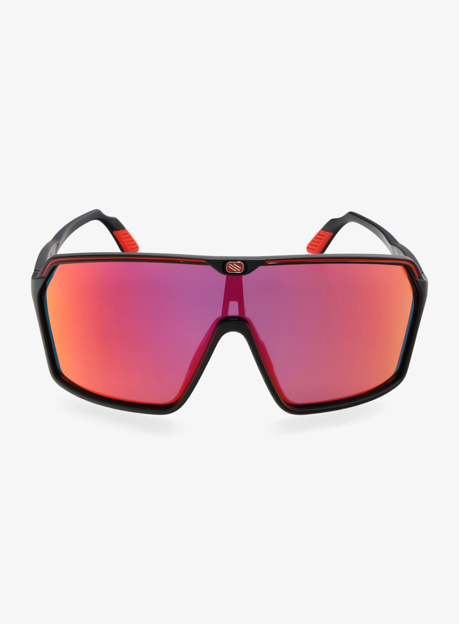 Biciklističke naočale Rudy Project Spinshield - black matte/multilaser red