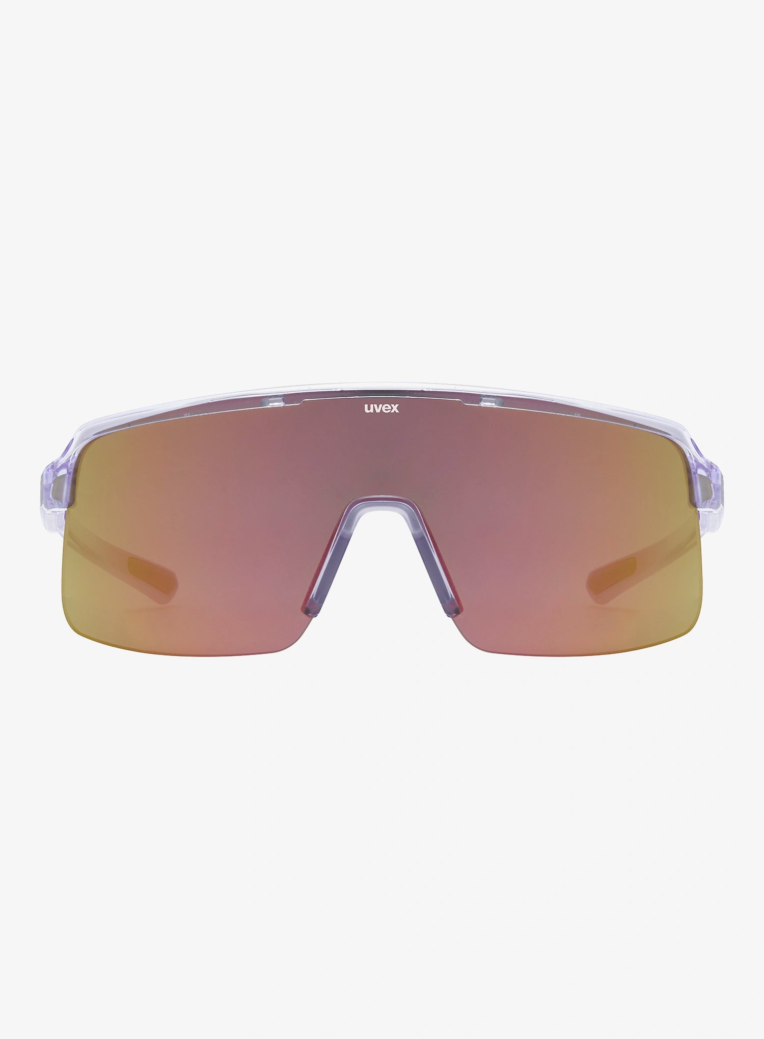 Biciklističke naočale Uvex Dyrt - clear purple/mir.red