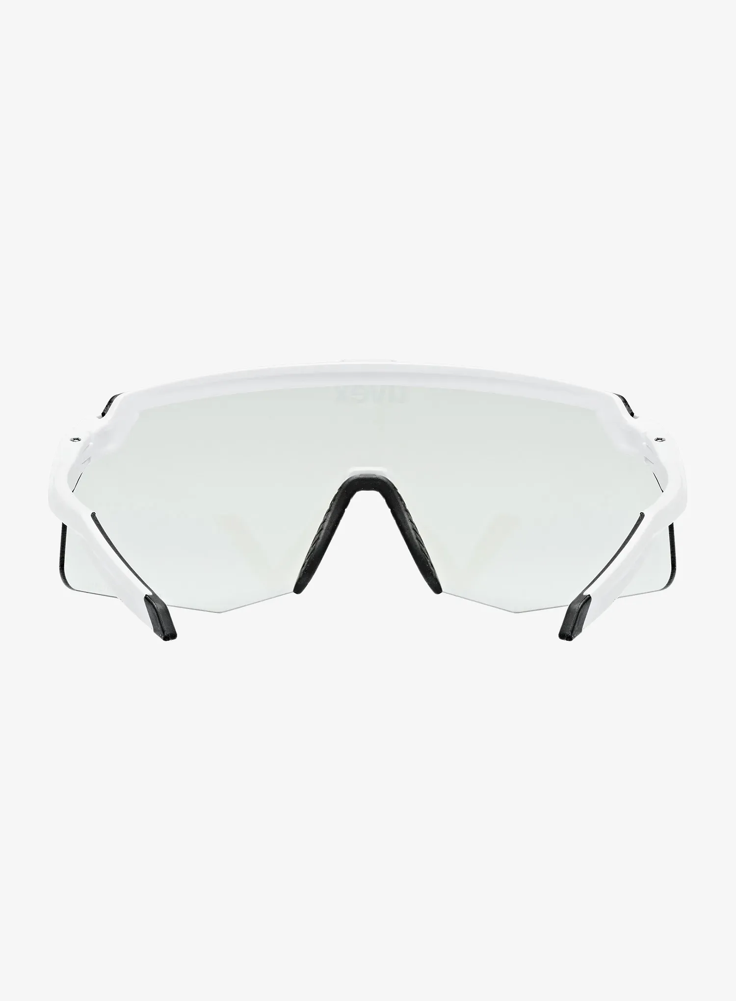 Biciklističke naočale Uvex Pace Stage S V - white matt/mirror blue