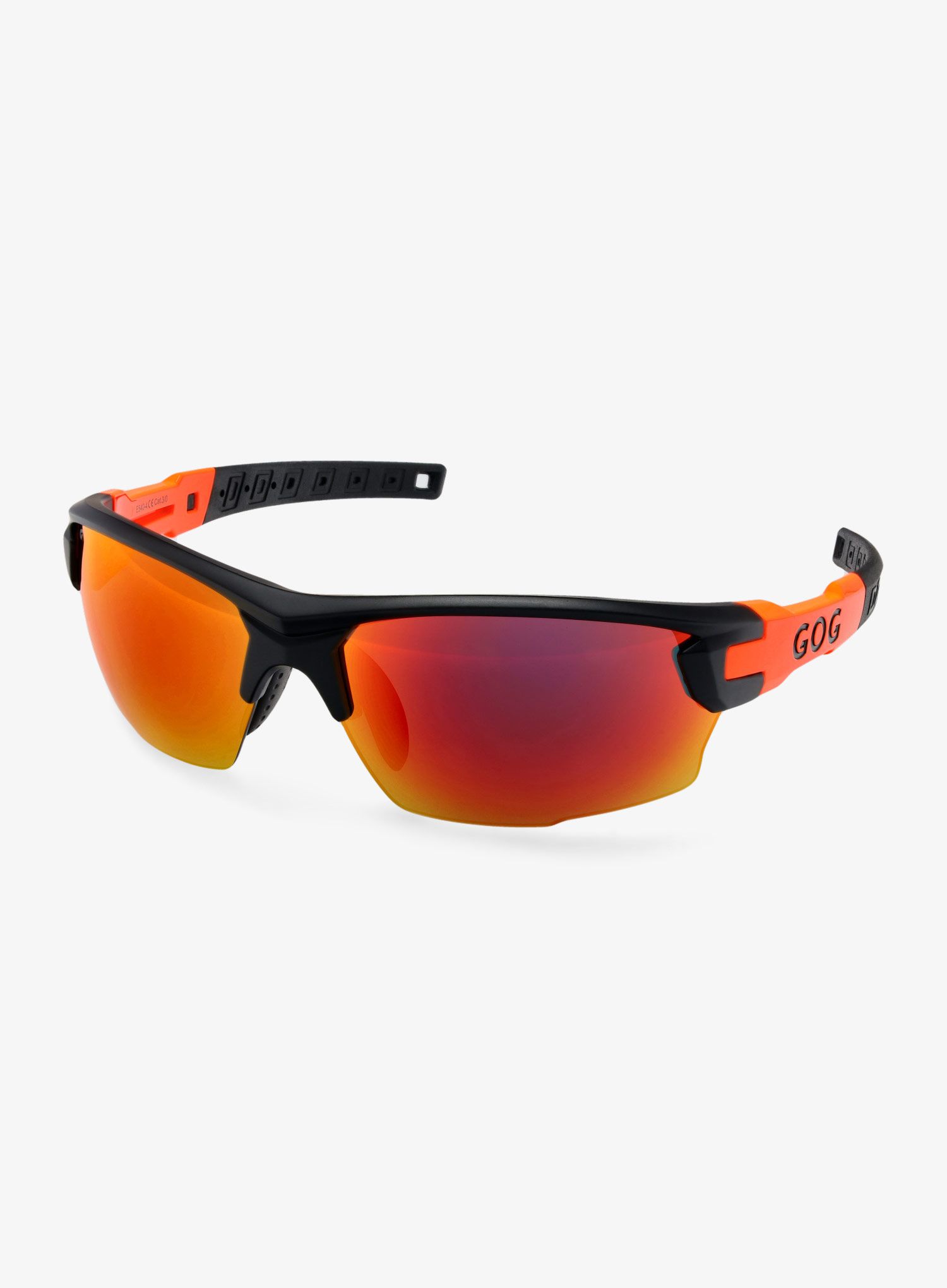 Biciklističke naočale GOG Steno - black/orange/poly.red