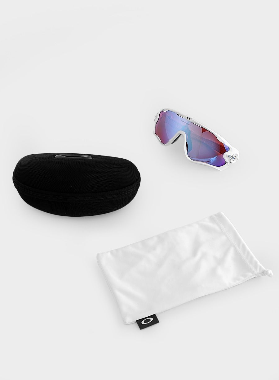 Biciklističke naočale Oakley Jawbreaker - polished white/snow sapphire