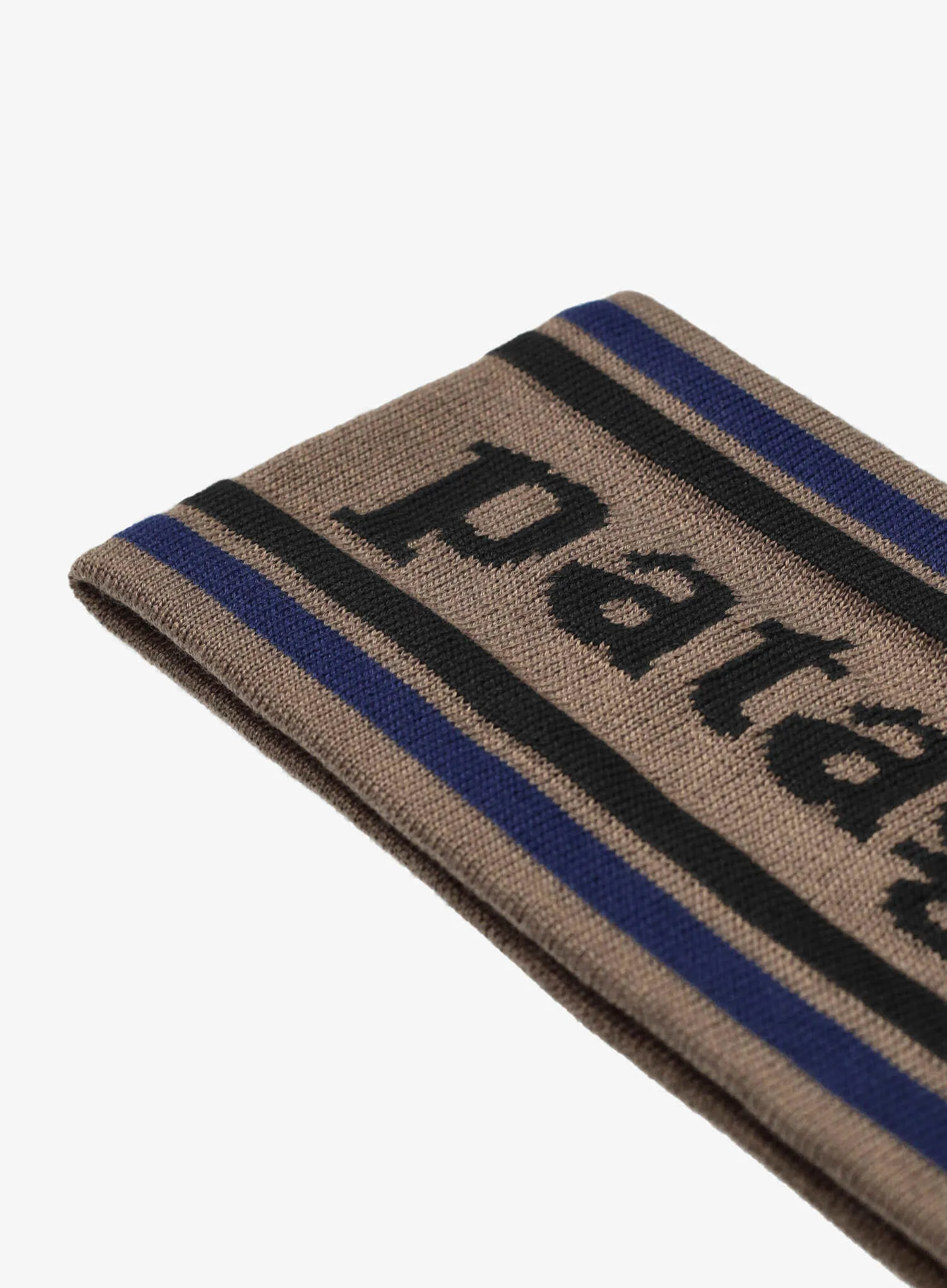 Traka za glavu Patagonia Powder Town Headband - park stripe/marlow brown