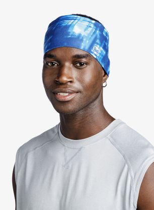 Traka za glavu Buff Coolnet UV Wide Headband - attel blue