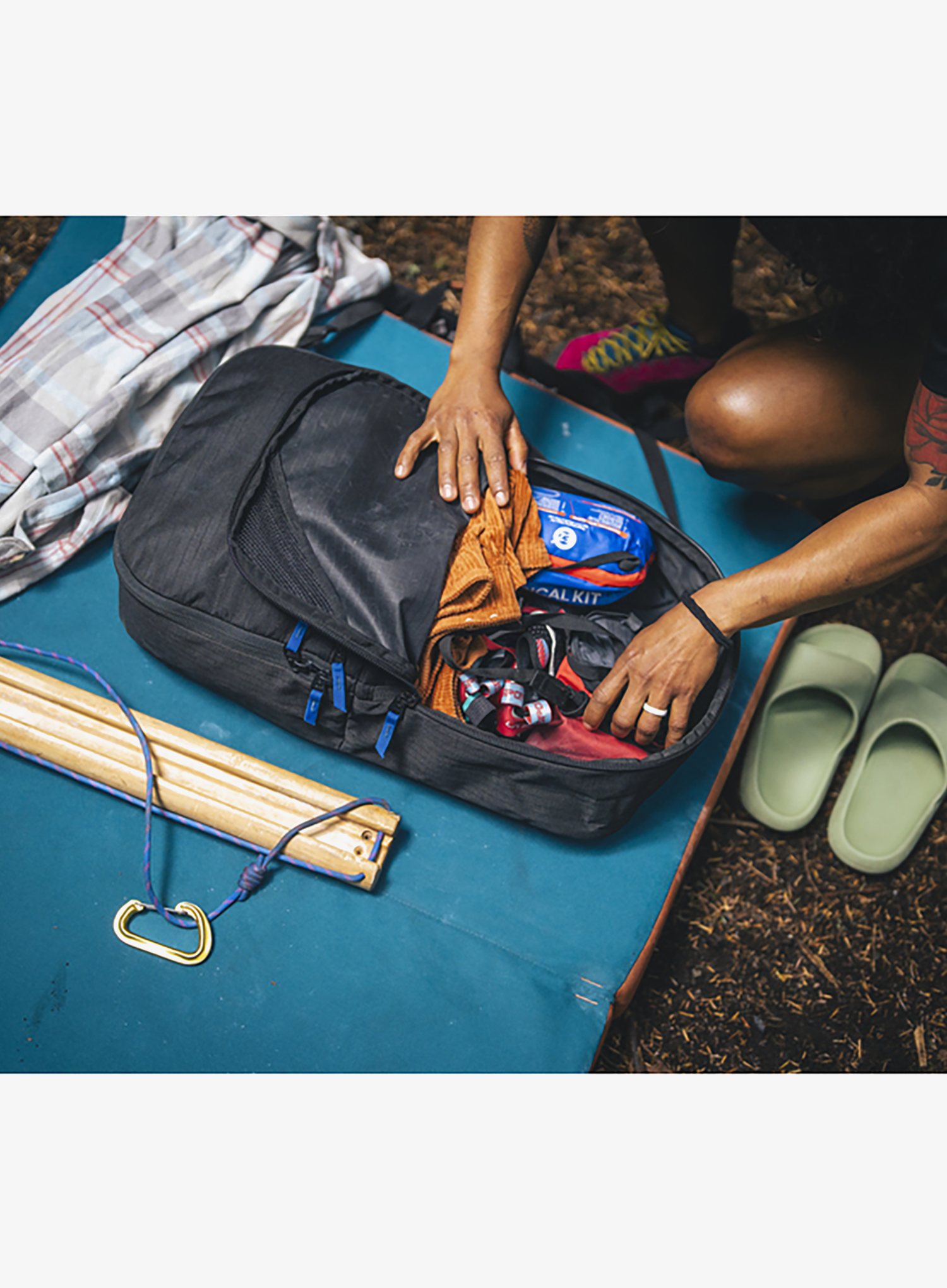 Organizer za ruksak Black Diamond Capsule 20 Bouldering Bag - charcoal