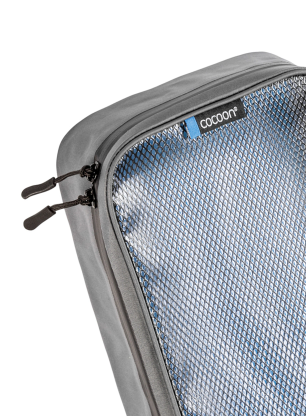 Putni organizer Cocoon Packing Cube - Laminated Net Top M - grey/blue