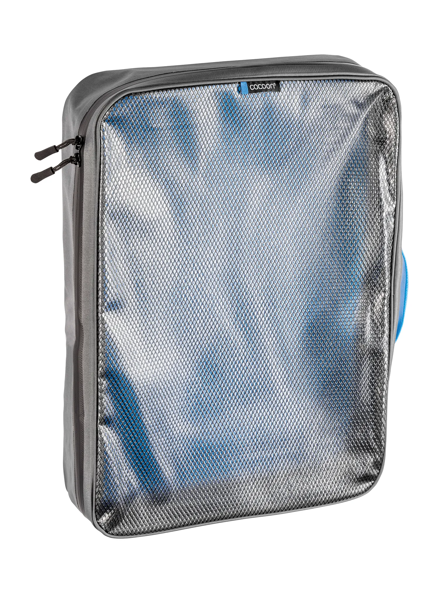 Putni organizer Cocoon Packing Cube - Laminated Net Top XL - grey/blue