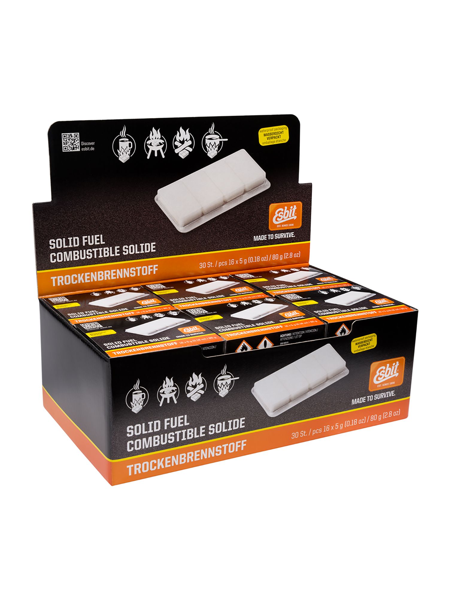 Kruto gorivo Esbit Solid Fuel Tablets 16 x 5g