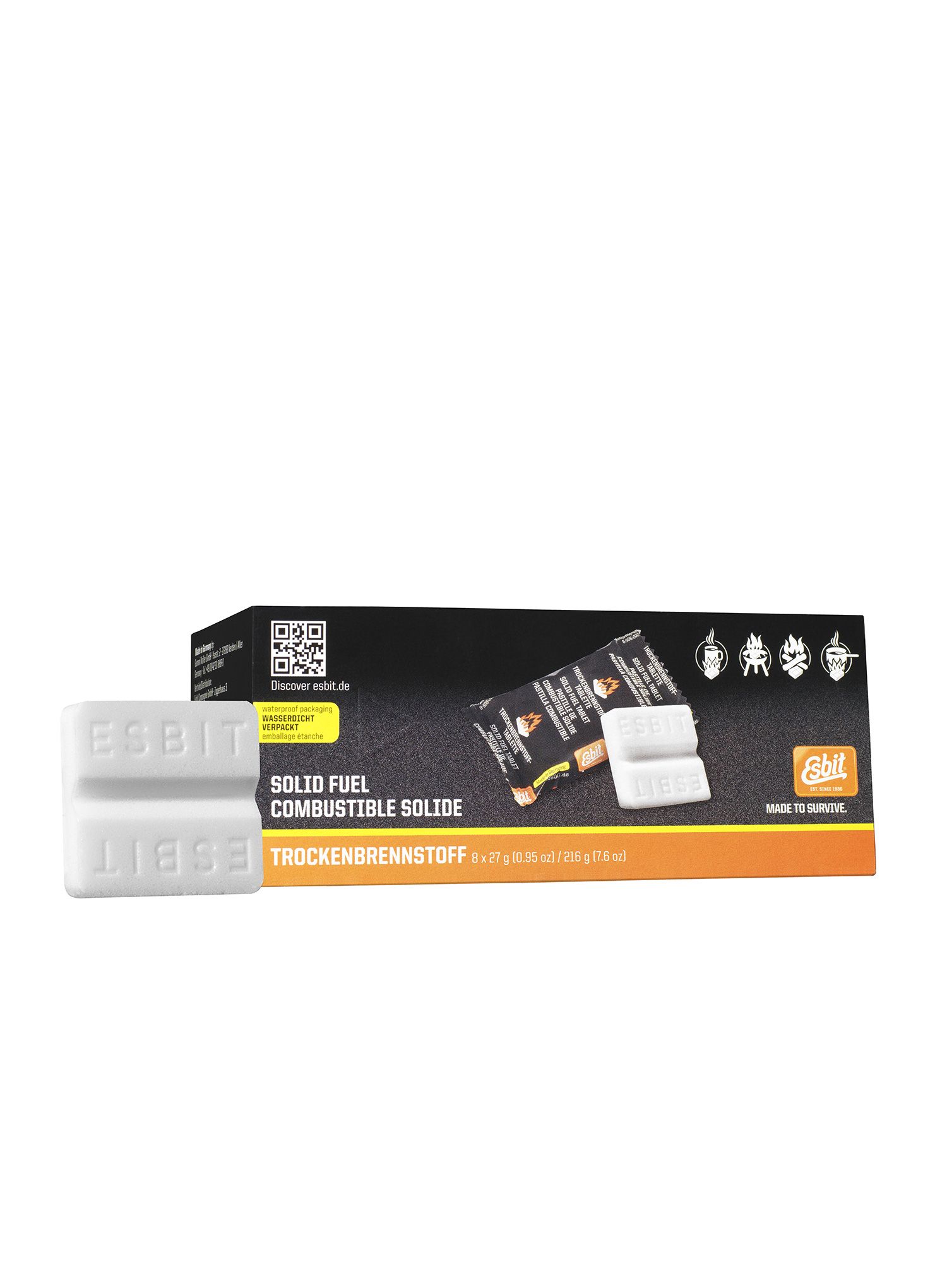 Kruto gorivo Esbit Solid Fuel Tablets 8 x 27g