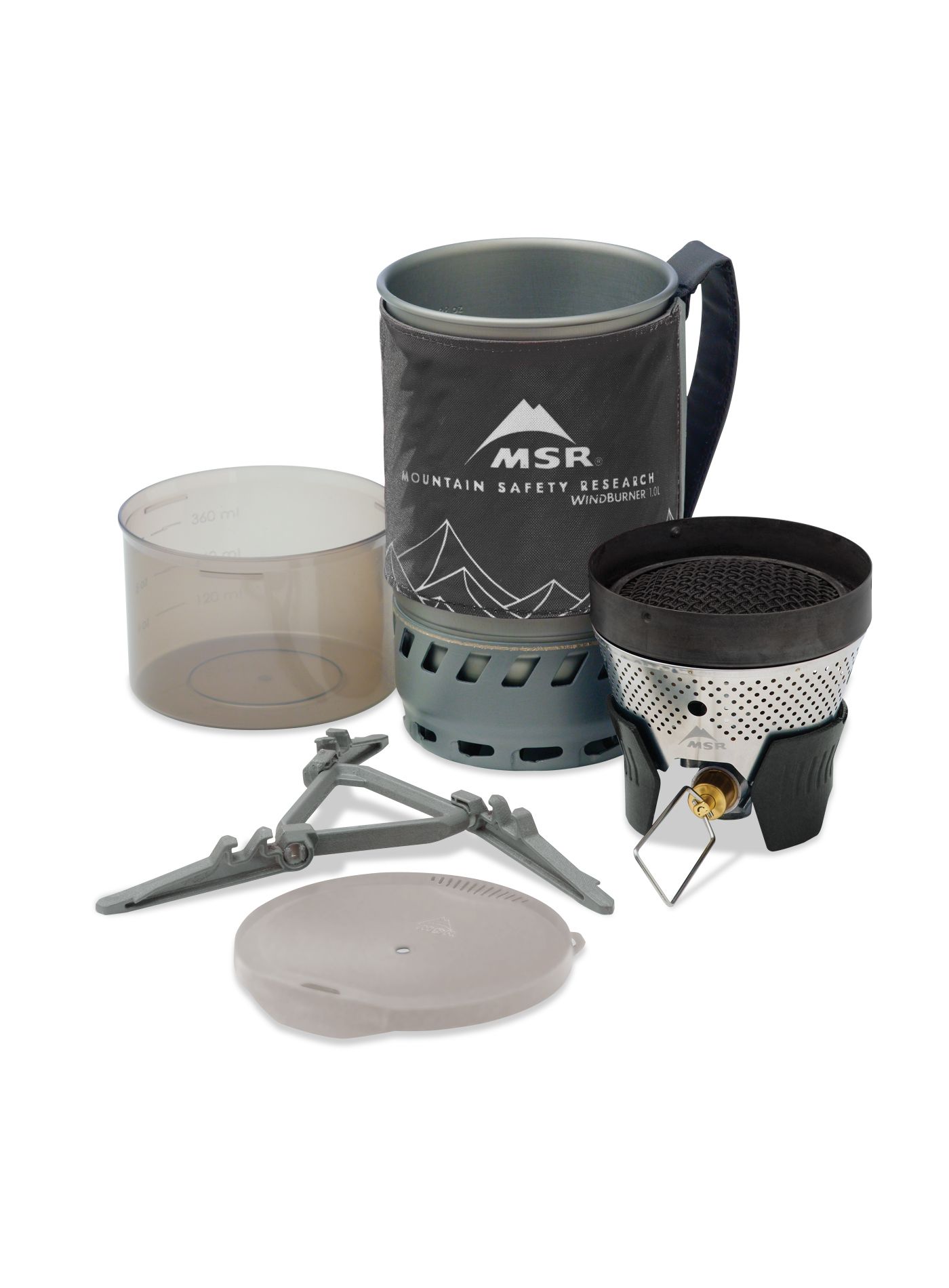 Putno kuhalo MSR WindBurner Personal Stove System 1.0L - black