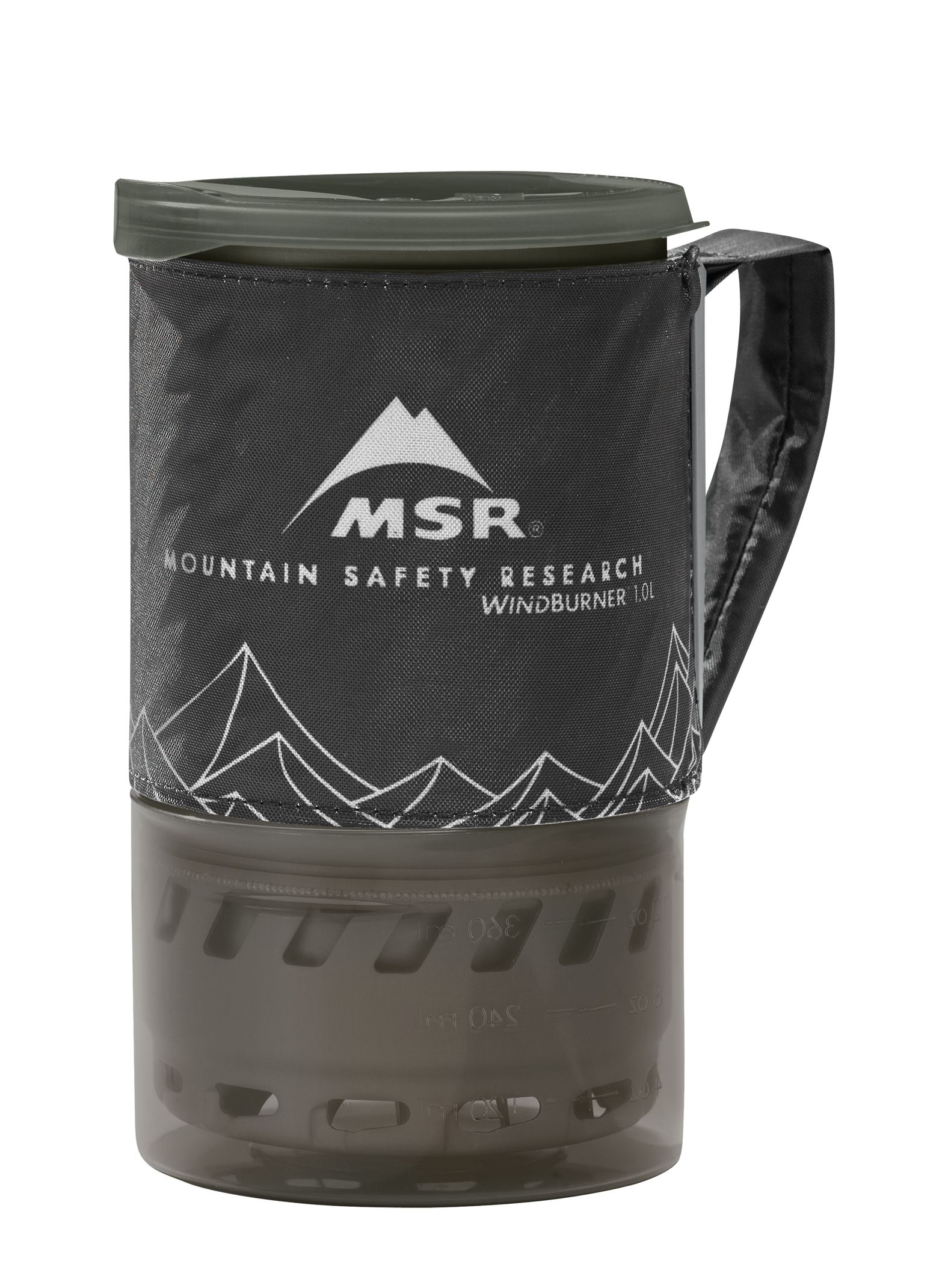 Putno kuhalo MSR WindBurner Personal Stove System 1.0L - black