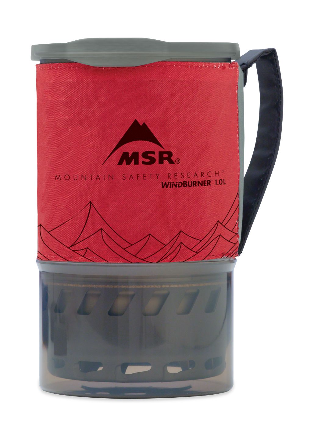 Putno kuhalo MSR WindBurner Personal Stove System 1.0L - red