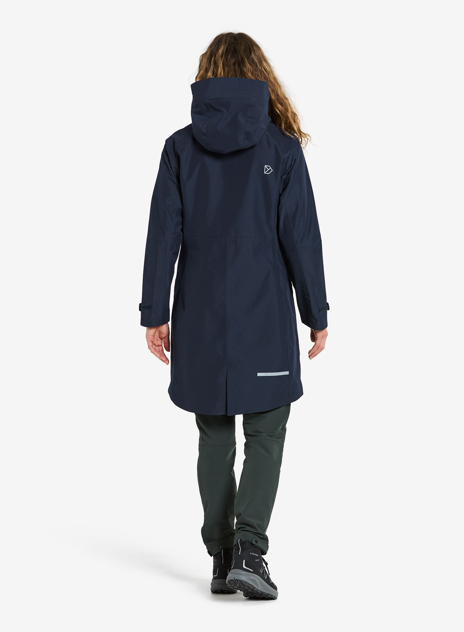 Ženska kišna parka Didriksons Ilma Parka 8 - dark night blue