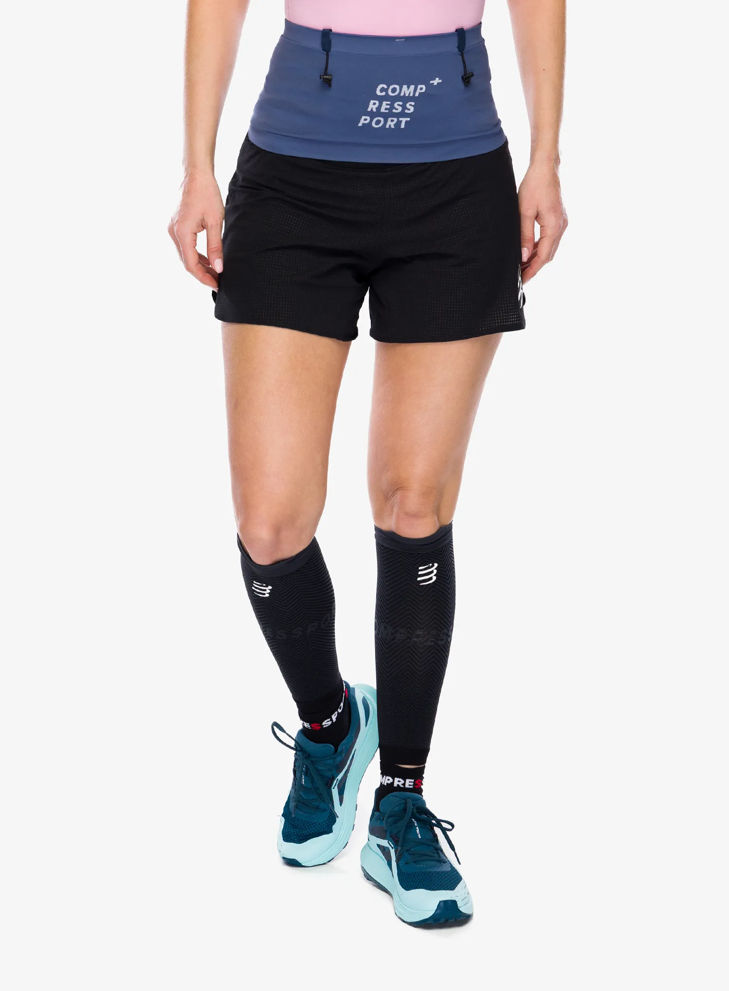 Pojas za trčanje Compressport Free Belt Pro - indigo
