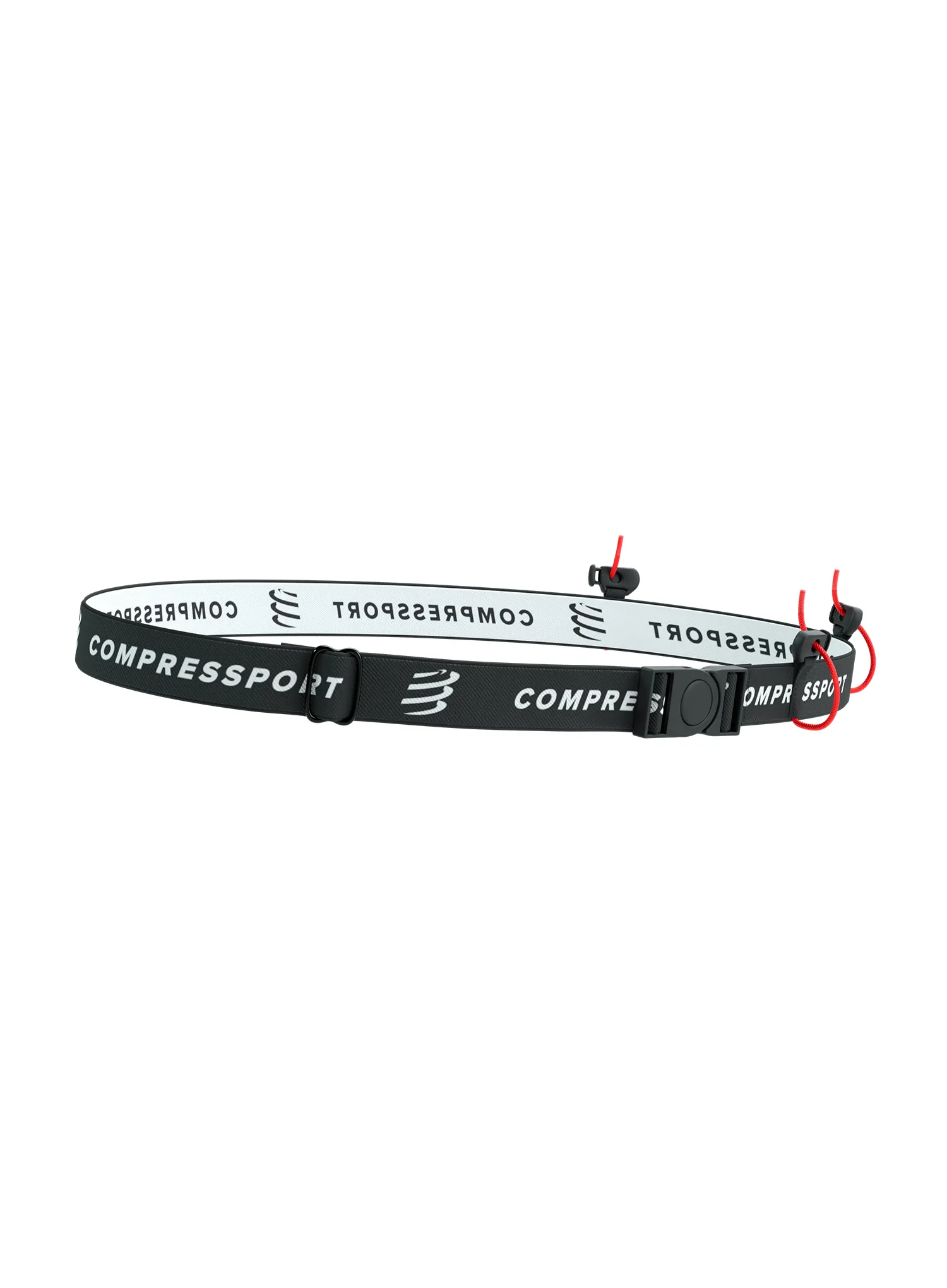 Pojas za trčanje Compressport Race Belt - black/black