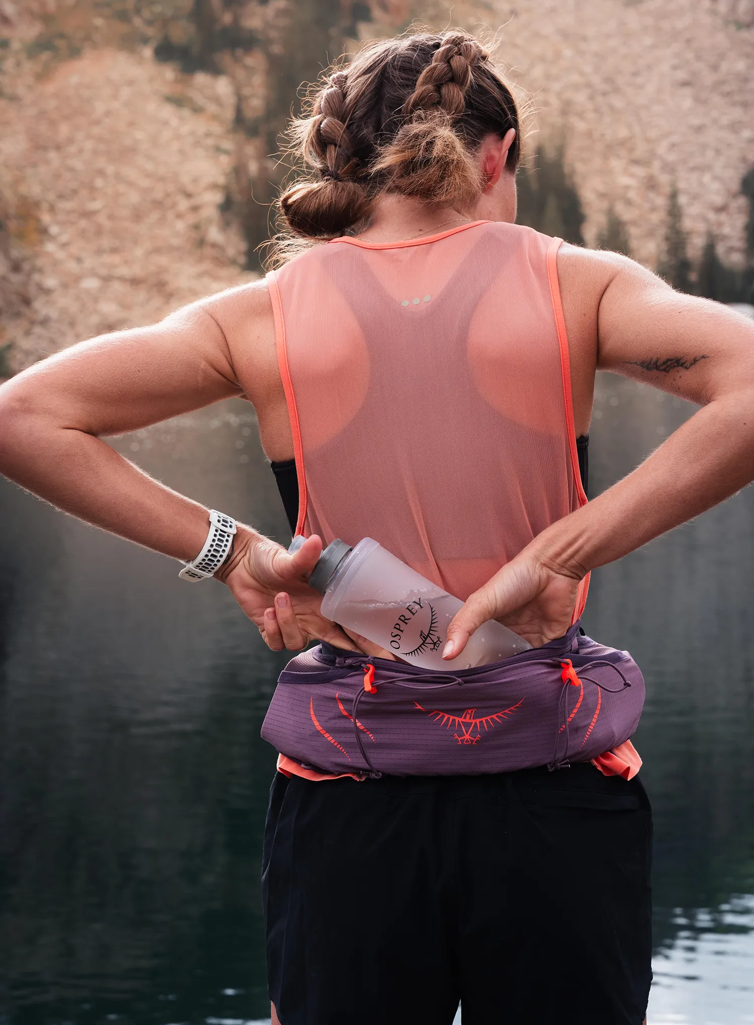 Pojas za trčanje Osprey Duro Dyna Pro Belt - purple dusk