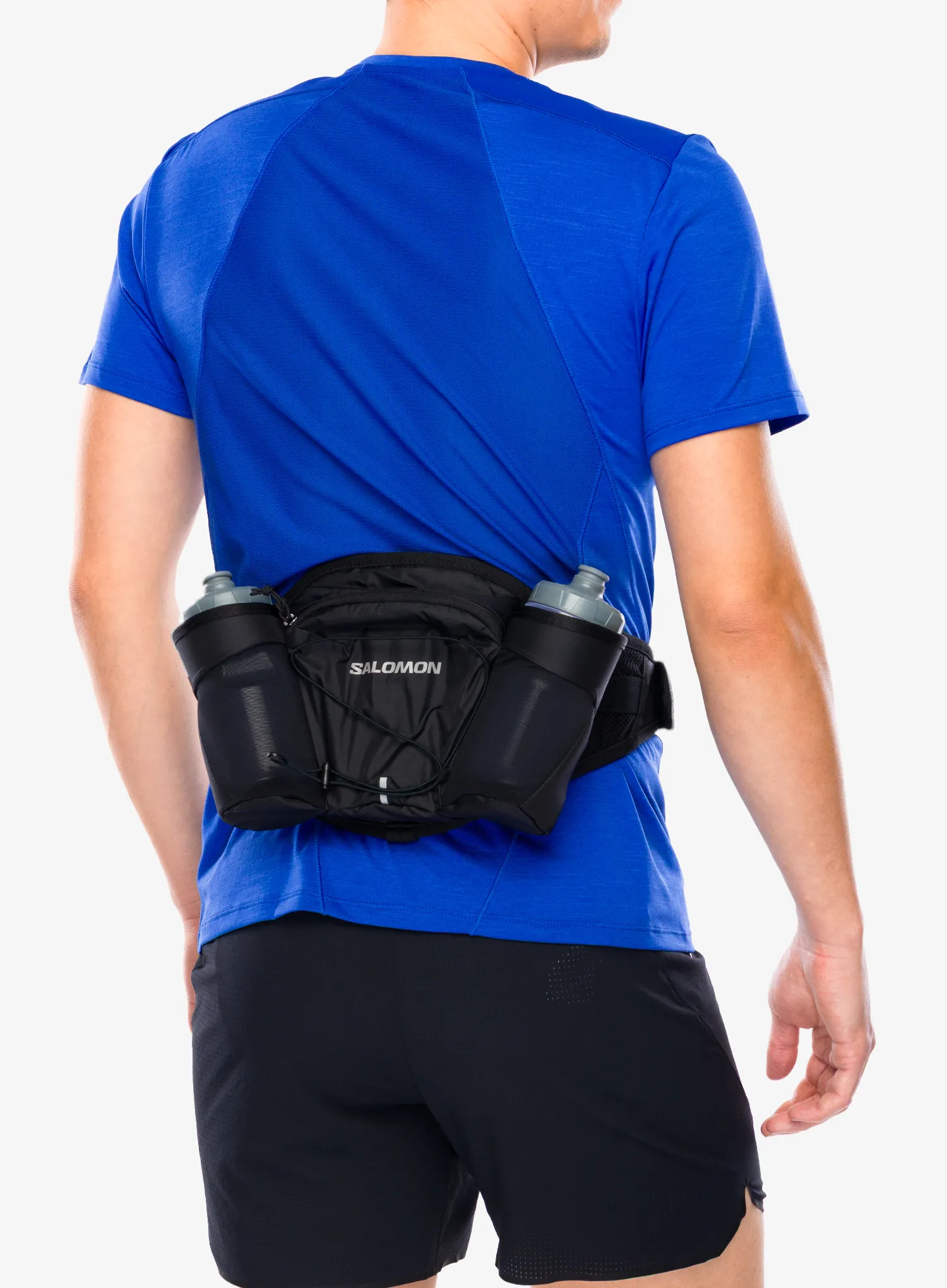 Pojas za trčanje Salomon Cross Belt 2 Bottles - ebony/black