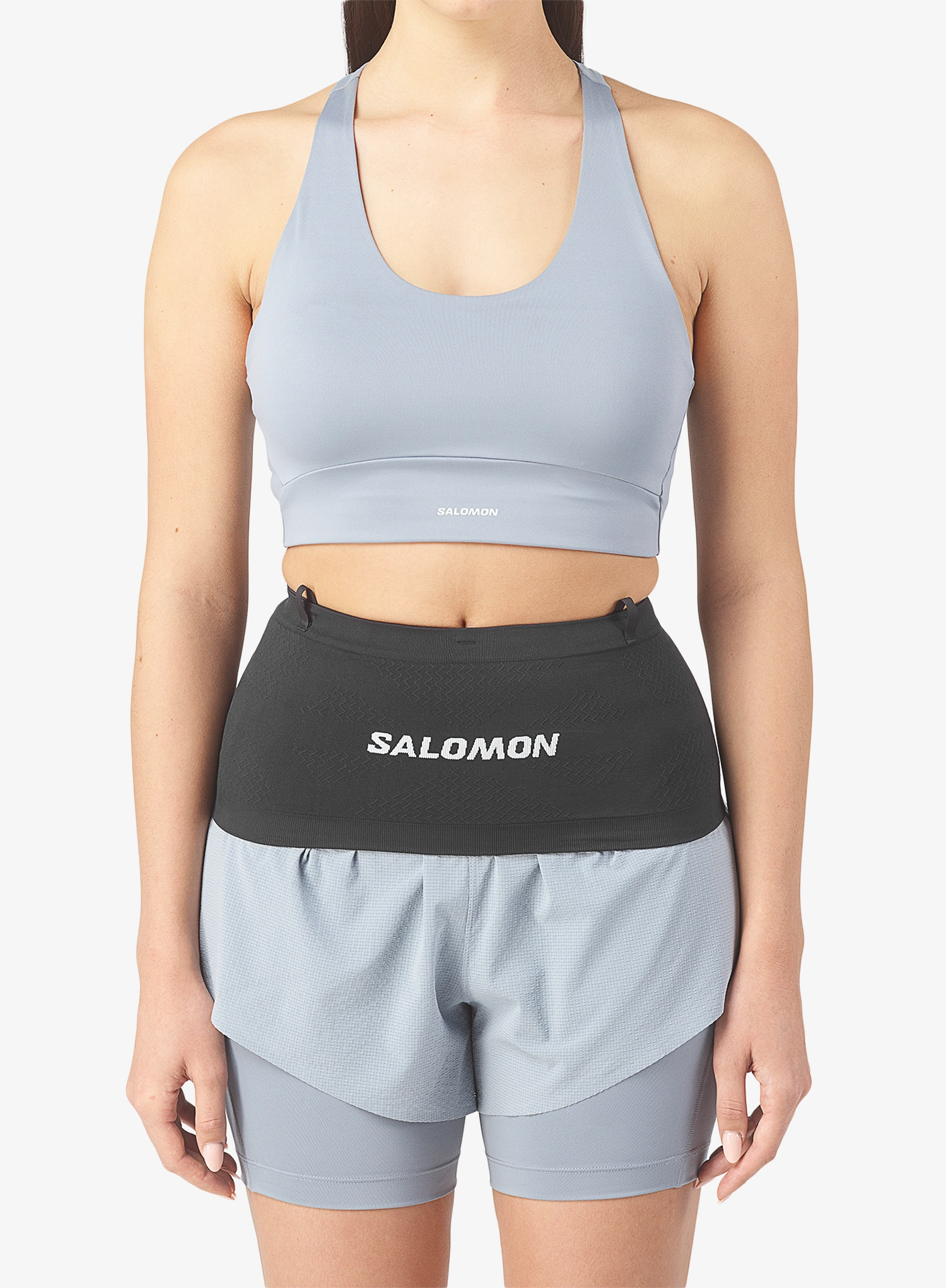 Pojas za trčanje Salomon Adv Skin Seamless Belt - black/white