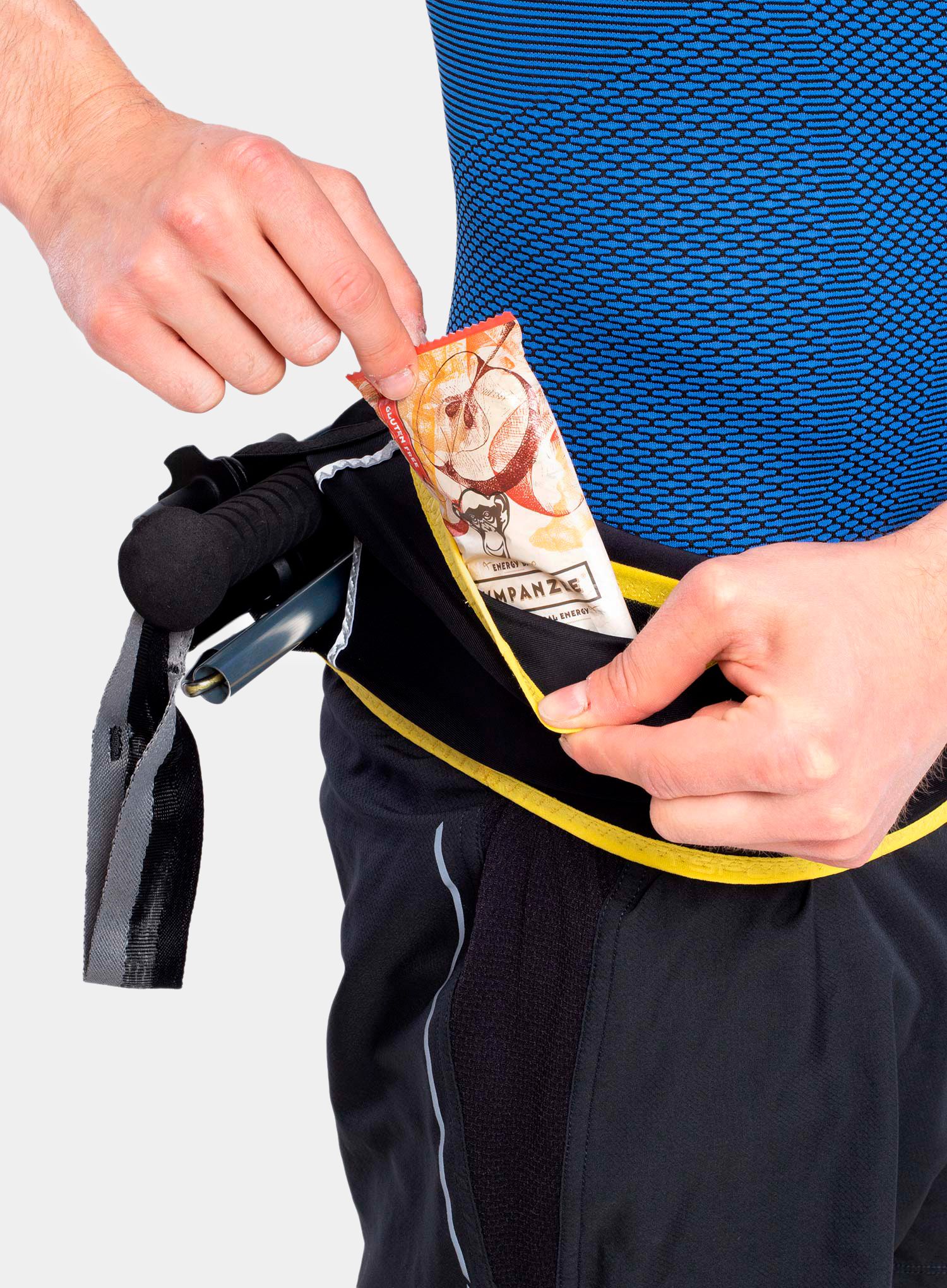 Pojas za trčanje La Sportiva Run Belt - black/yellow