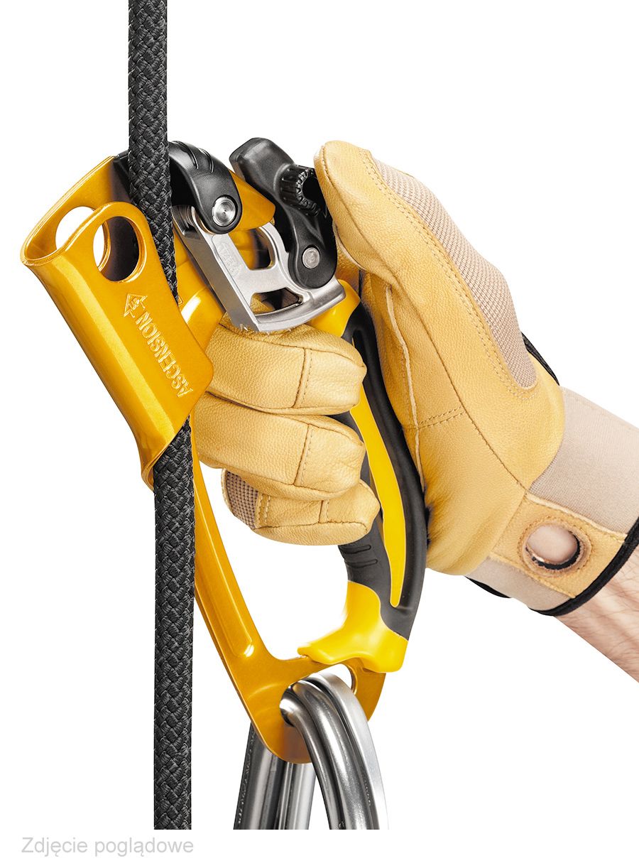 Penjalica Petzl Ascension left (Poignee) - black/yellow