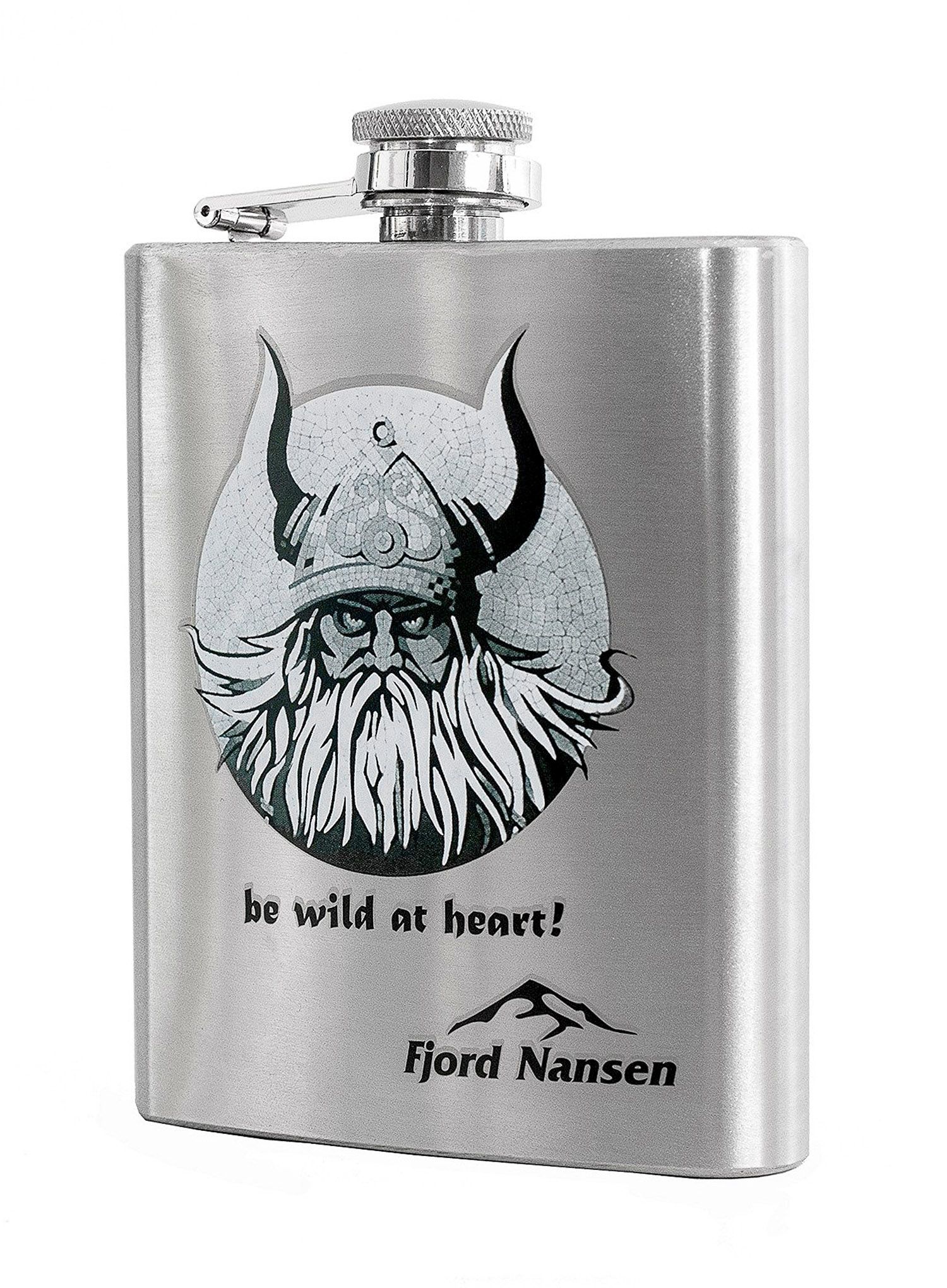 Pljoska Fjord Nansen Vill Viking Hip Flask - silver