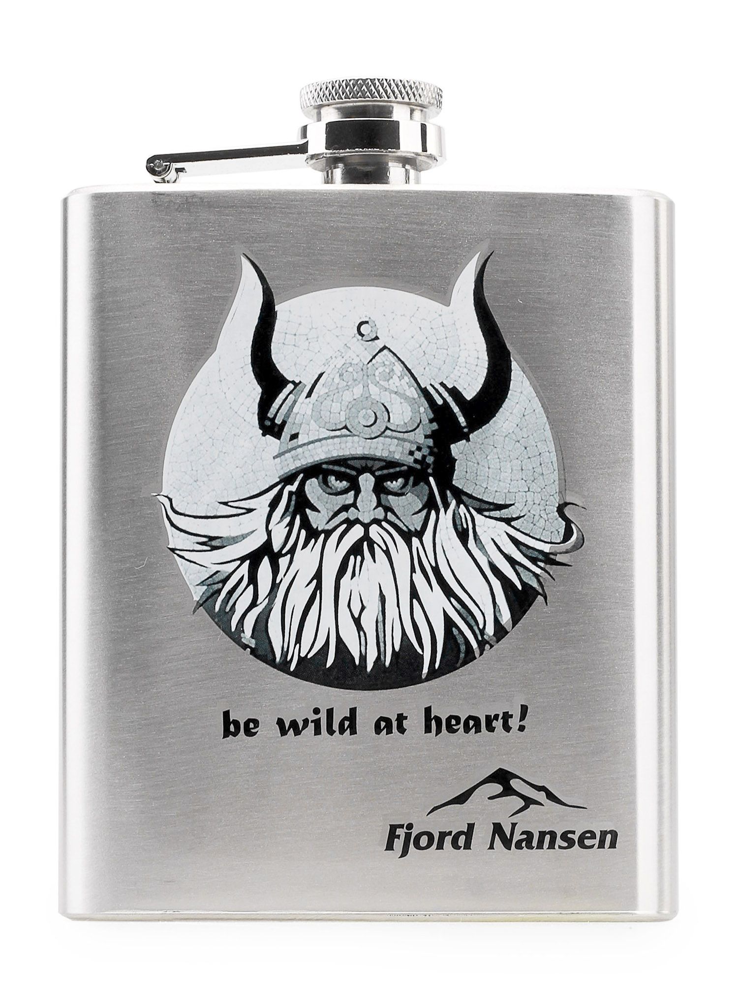Pljoska Fjord Nansen Vill Viking Hip Flask - silver