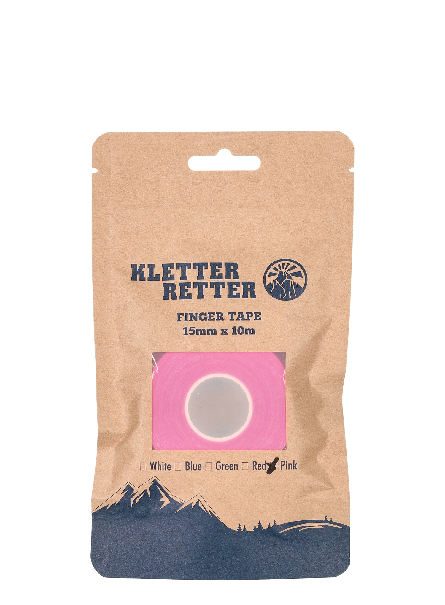 Penjačka traka Kletter Retter Finger Tape 15 mm 10 m - pink