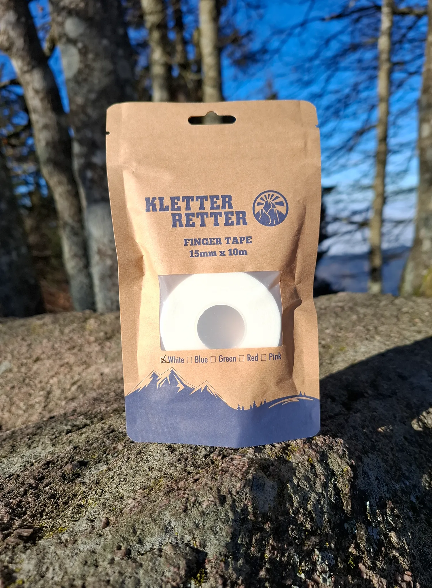 Penjačka traka Kletter Retter Tape 15 mm 10 m - white