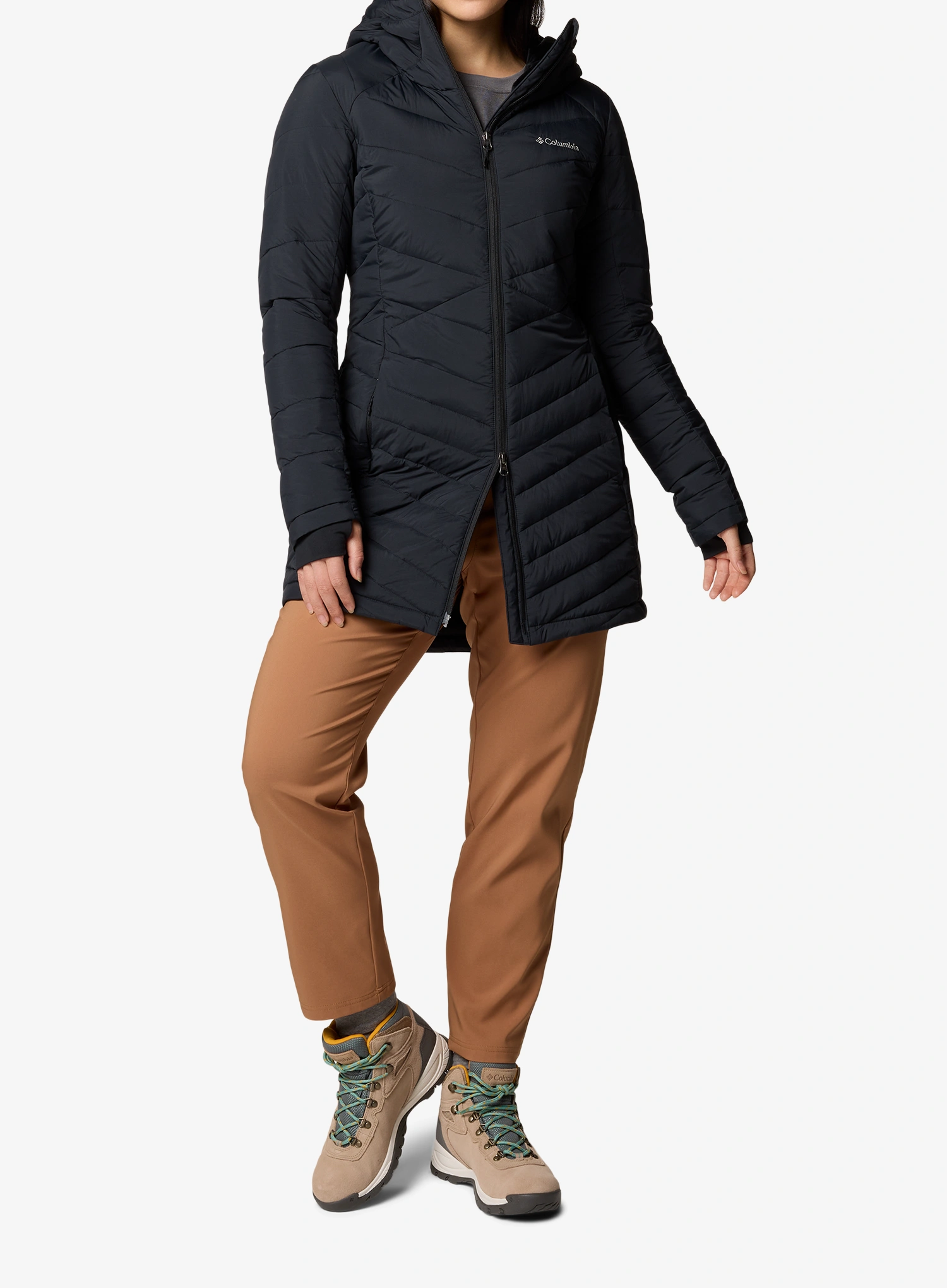 Ženski kaput Columbia Joy Peak II Mid Jacket - black