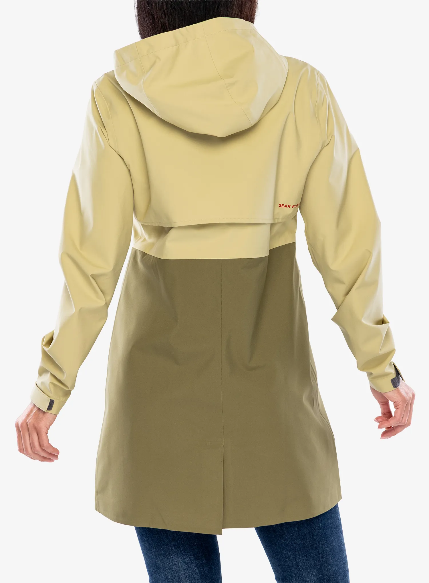 Ženski kaput Cotopaxi Cielo Rain Trench - grain/blue smoke