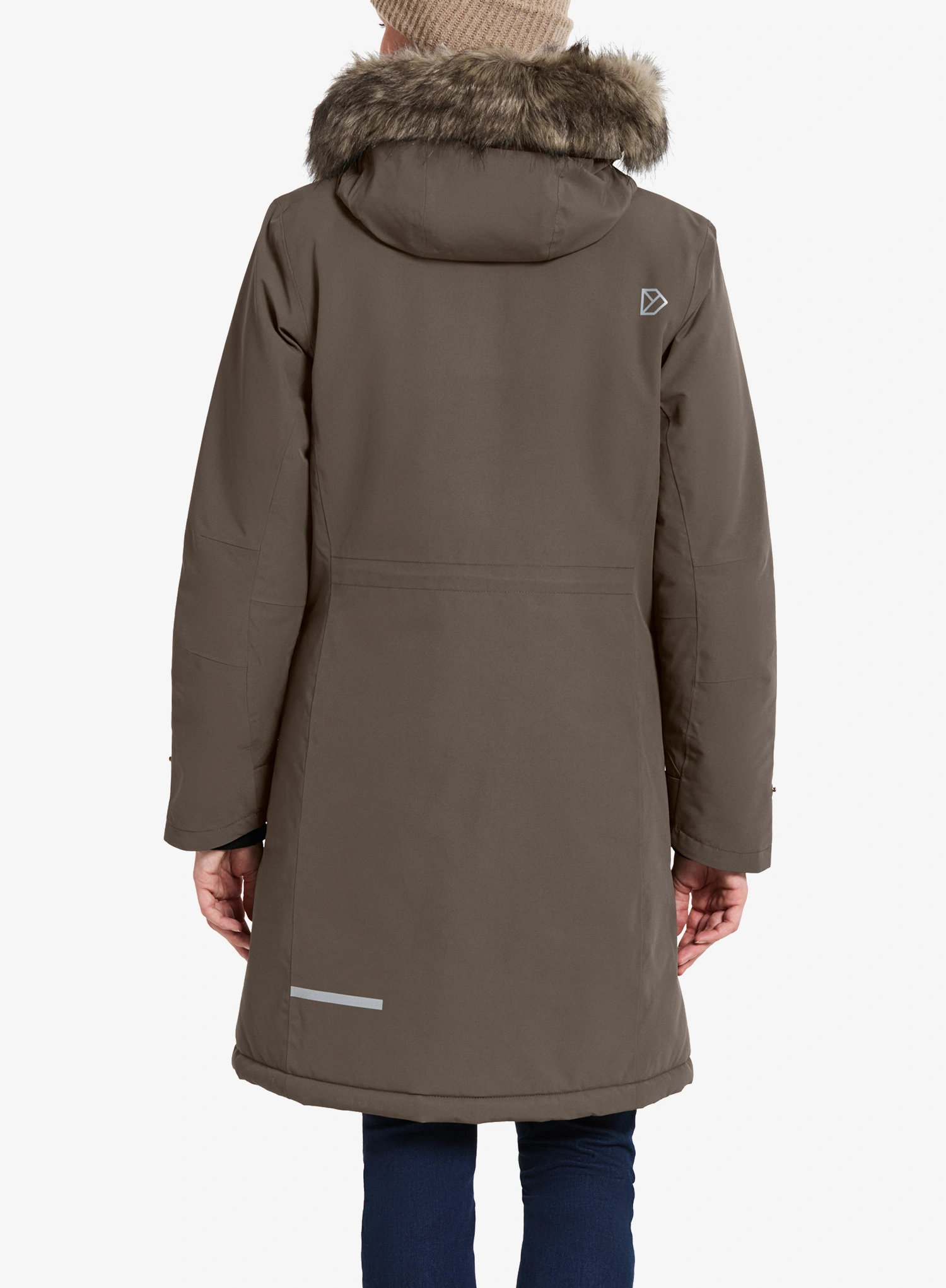 Ženska zimska parka Didriksons Erika Parka 3 - mocha brown