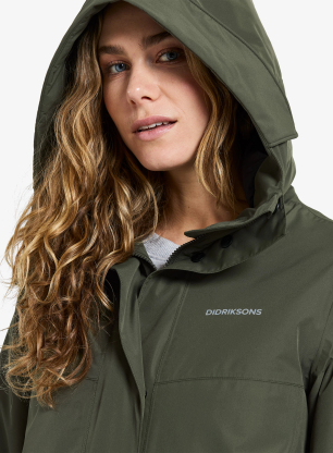 Ženski kaput Didriksons Selina Parka - deep green