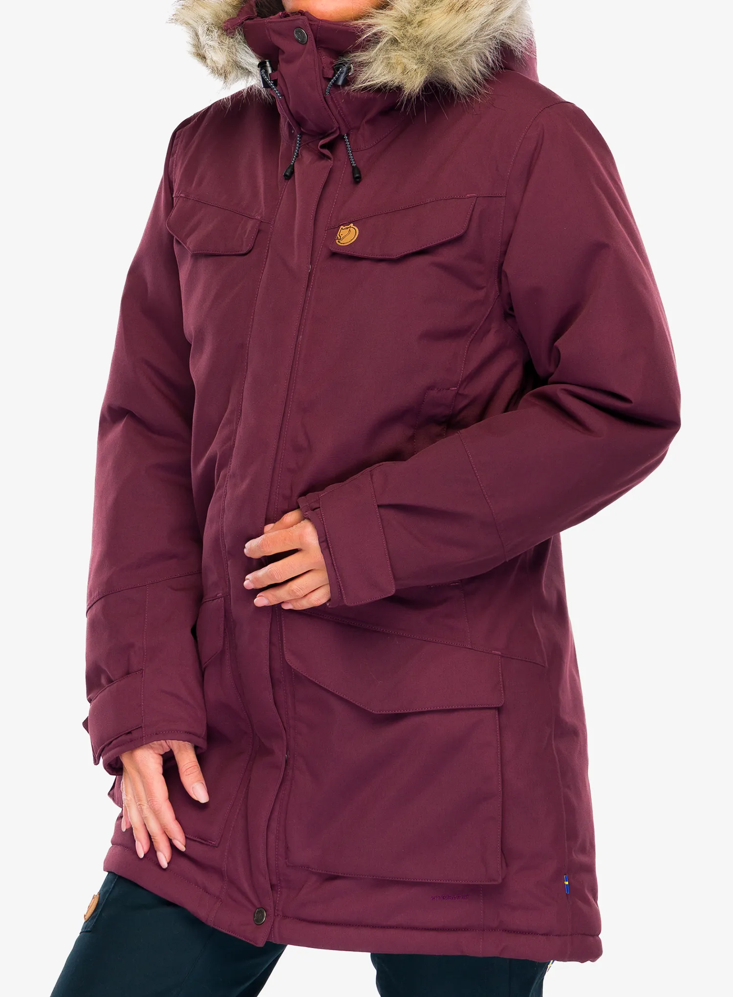Ženska zimska parka Fjallraven Nuuk Parka - port