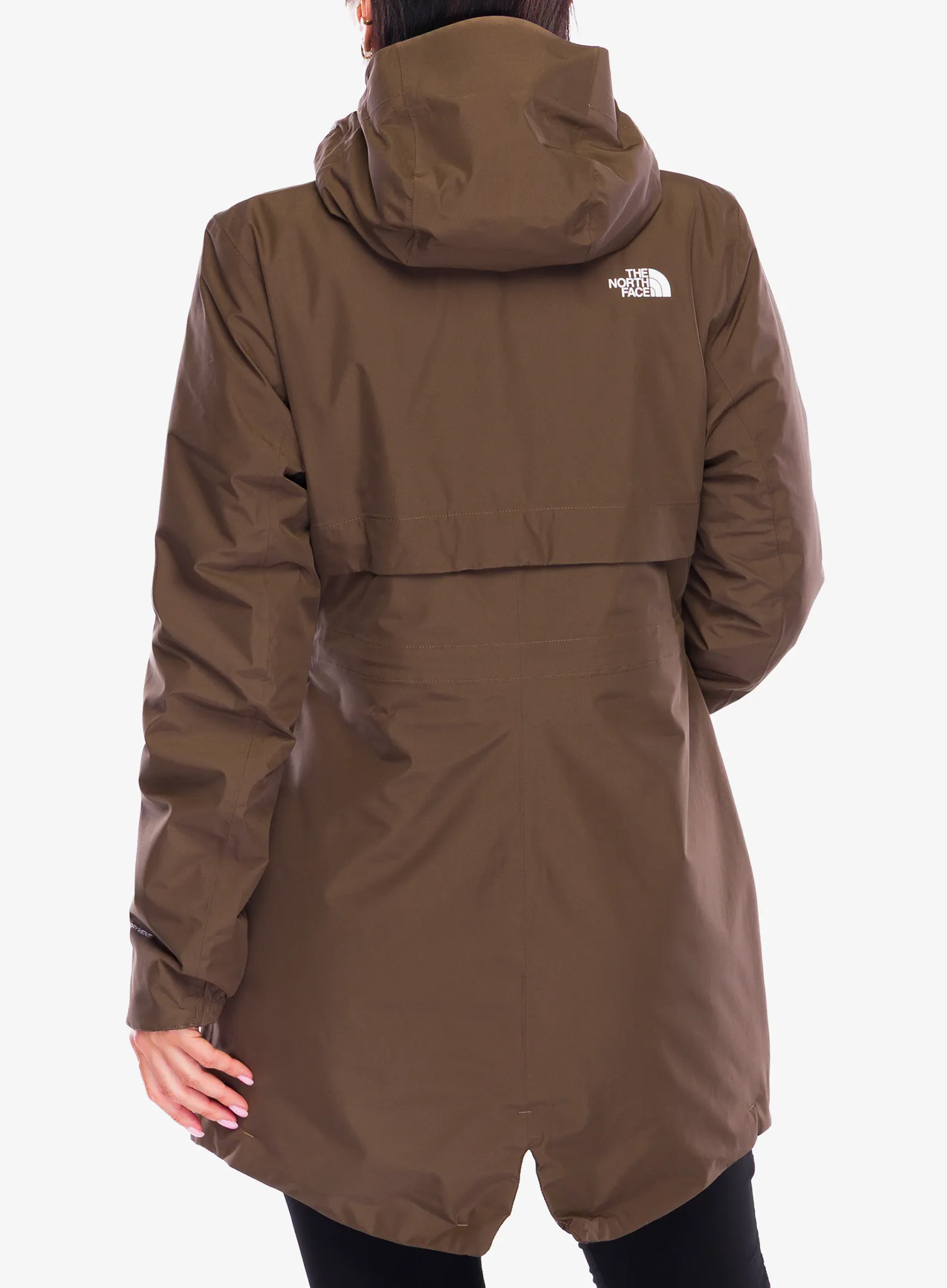 Ženska jakna The North Face Hikesteller Insulated Parka - smokey brown