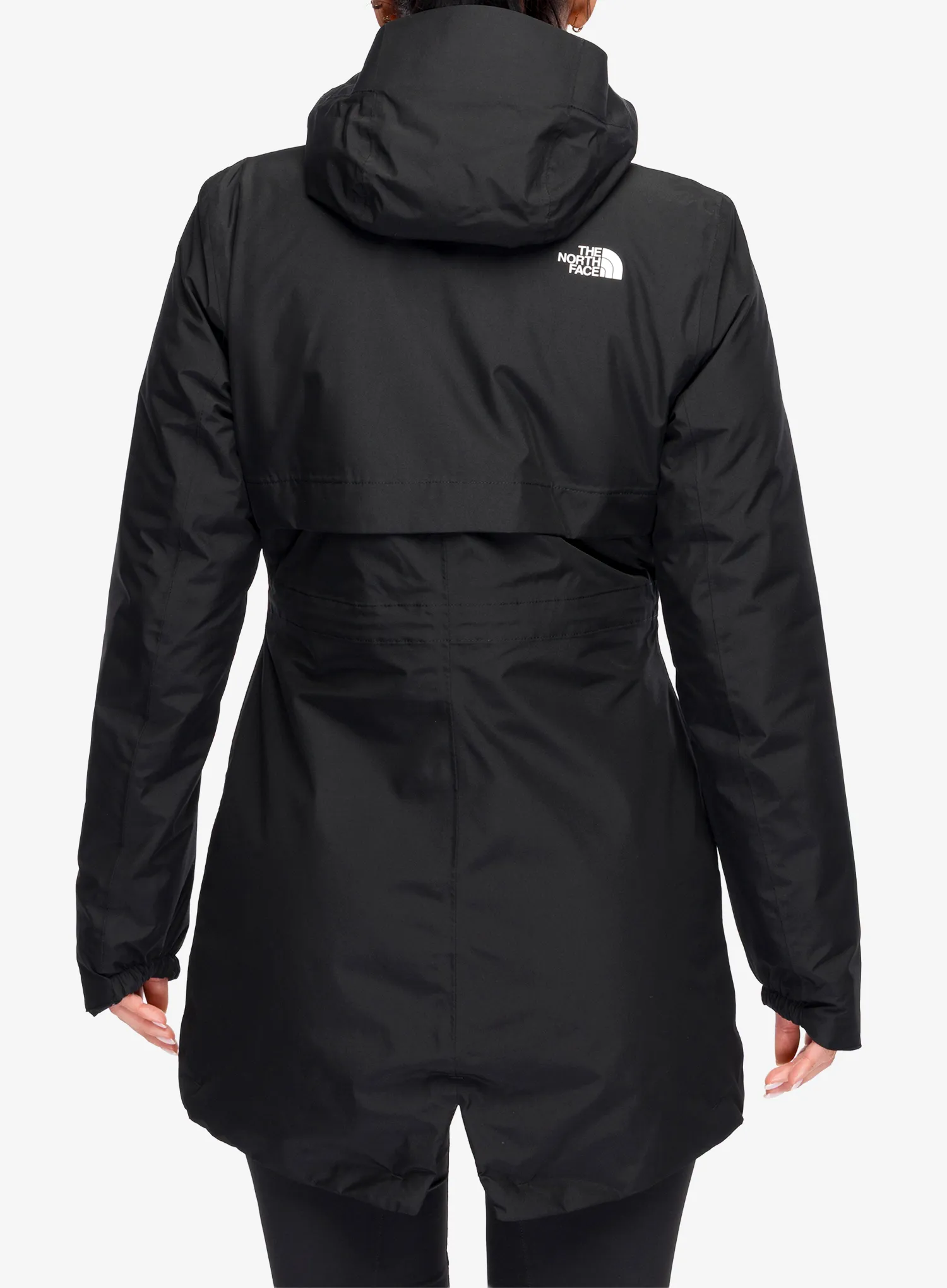 Jakna s postavom ženska The North Face Hikesteller Insulated Parka - tnf black/tnf black