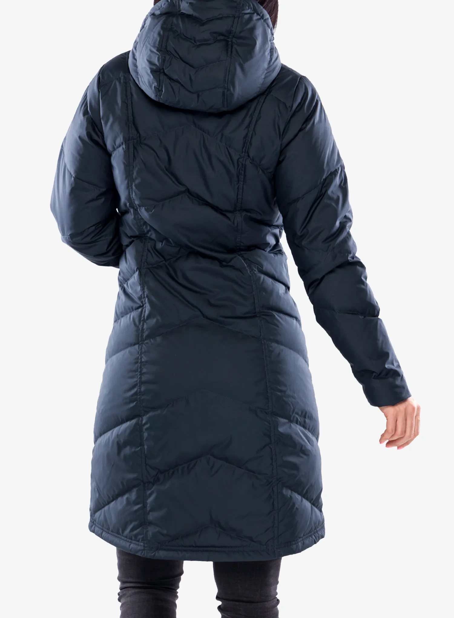 Ženski perjani kaput Patagonia Down With It Parka - smolder blue
