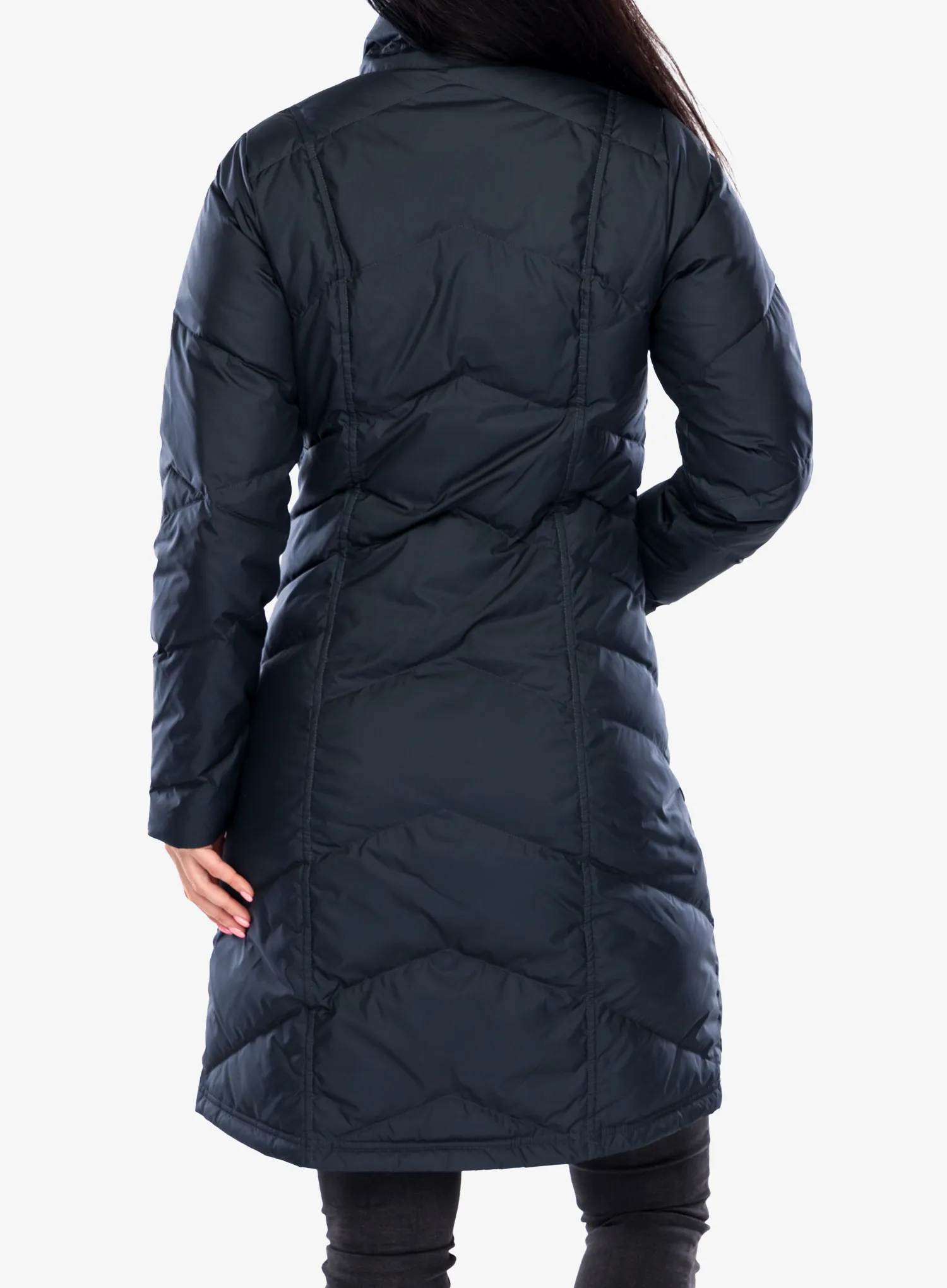 Ženski perjani kaput Patagonia Down With It Parka - smolder blue