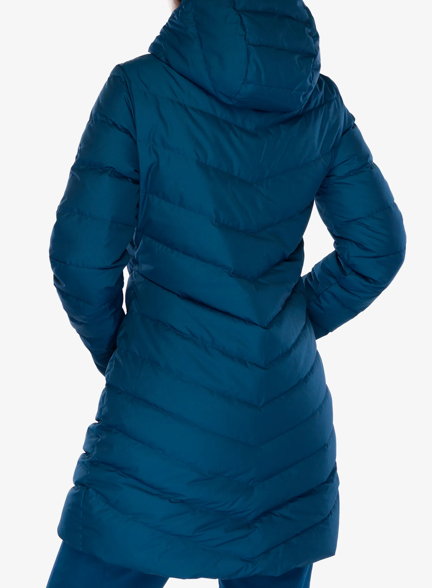 Ženski perjani kaput Vaude Annecy Down Coat - dark sea uni
