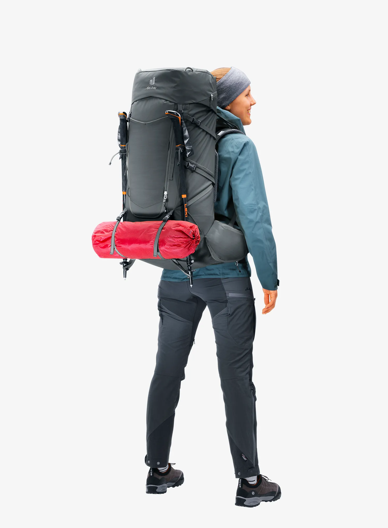 Ženski ruksak Deuter Aircontact Core 55 + 10 SL - graphite