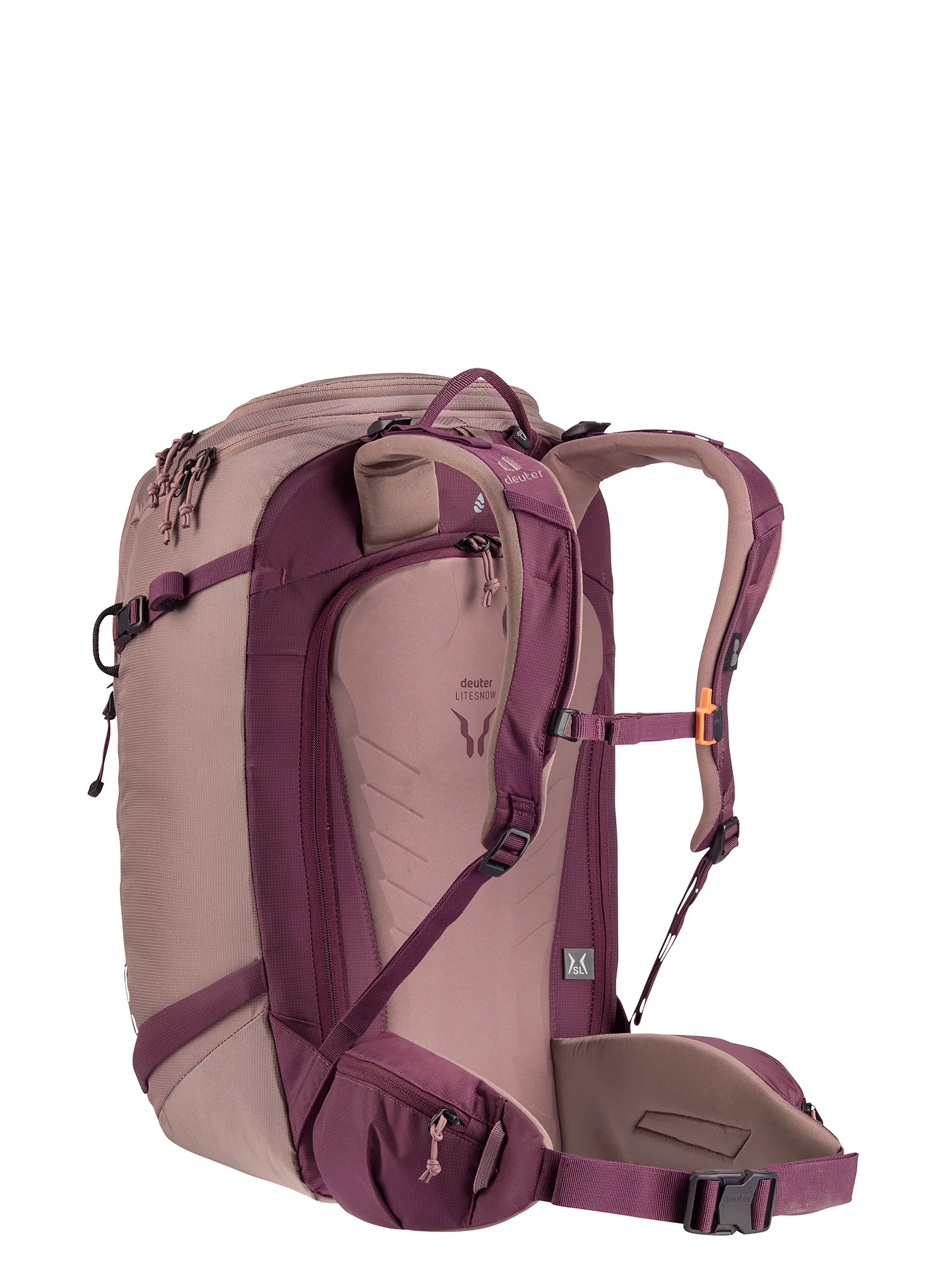 Ženski ruksak Deuter Freerider Pro 30+10 SL - ashrose/cassis