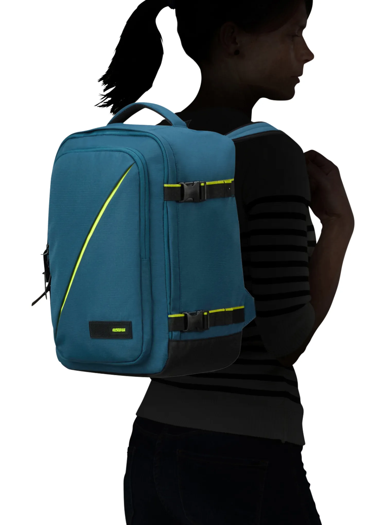 Ruksak za avion American Tourister Take2cabin S - harbor blue