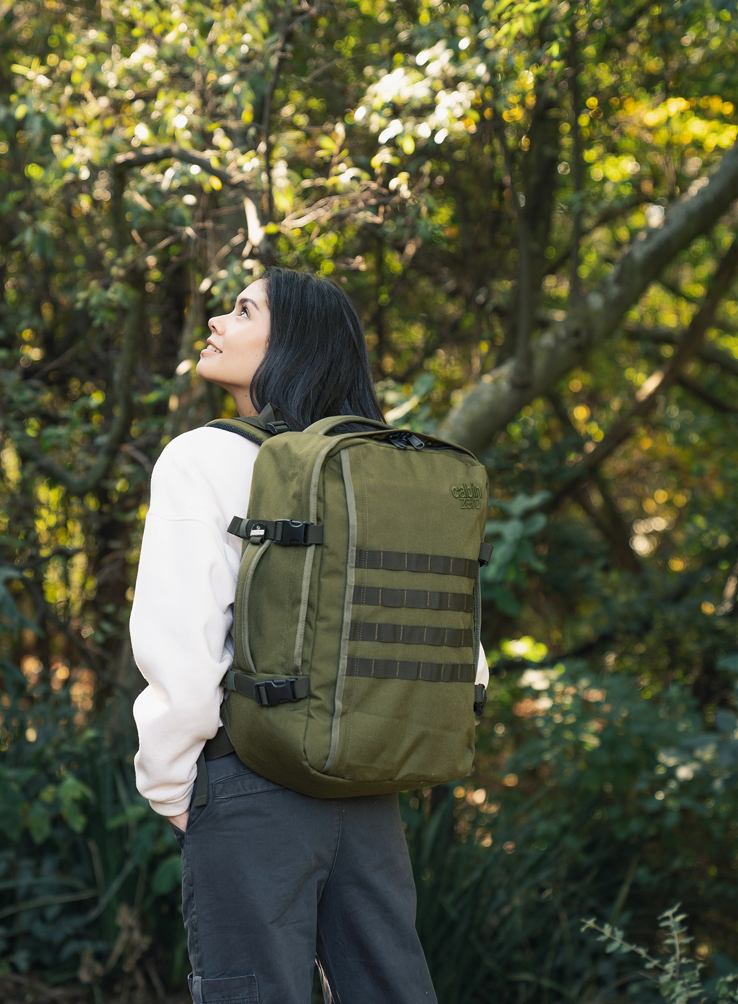 Ruksak za avion CabinZero Military Backpack 36 L - military green