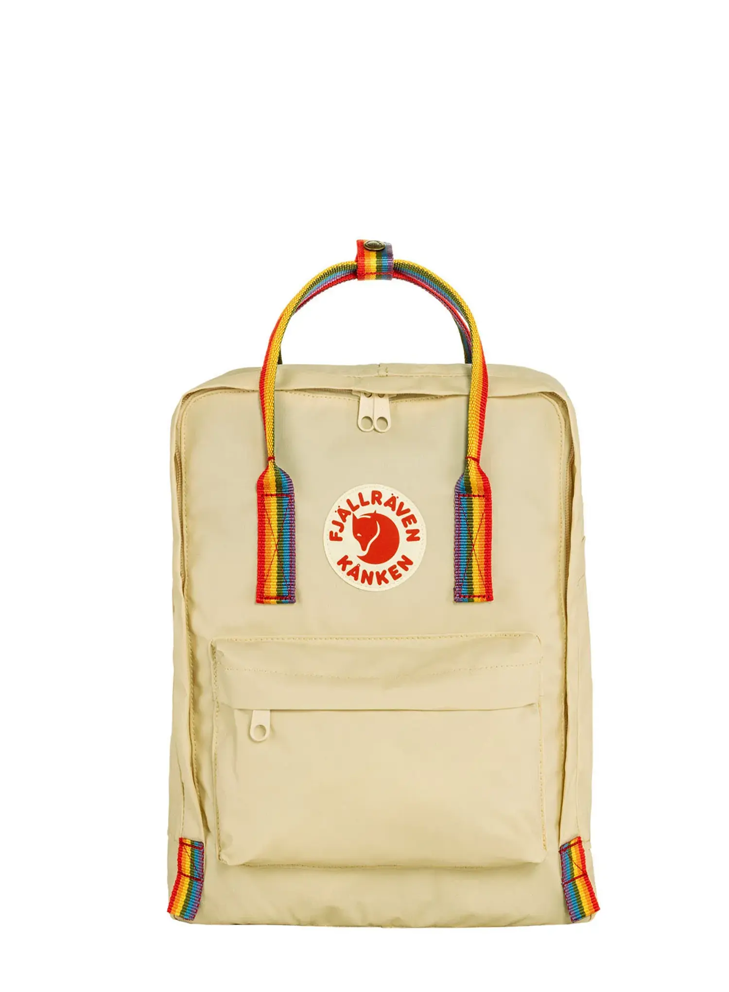 Ruksak Fjallraven Kanken Rainbow - light oak/patt