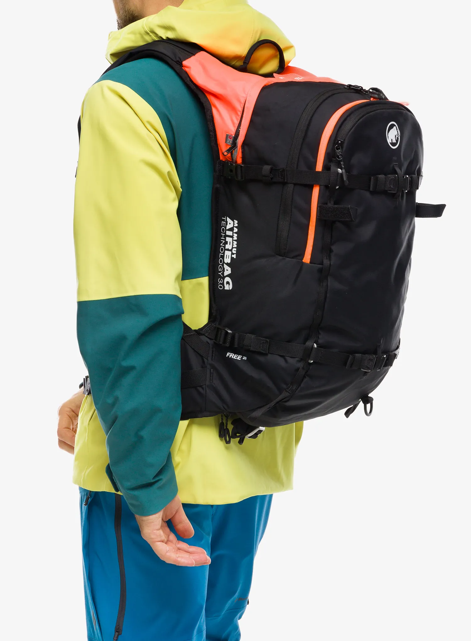 Lavinski ruksak Mammut Free 28 Removable Airbag 3.0 - black